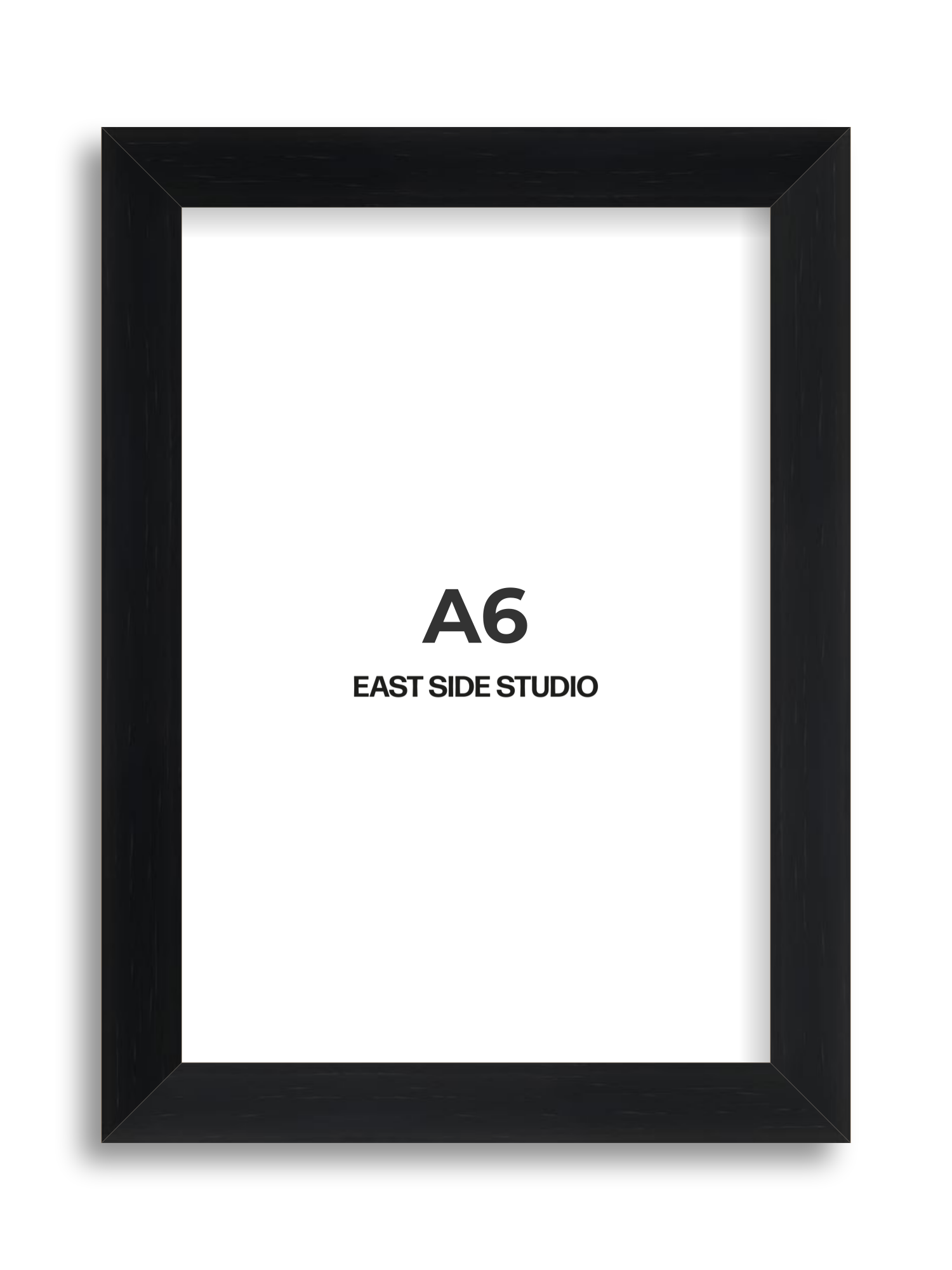 Black Grain A6 picture frame