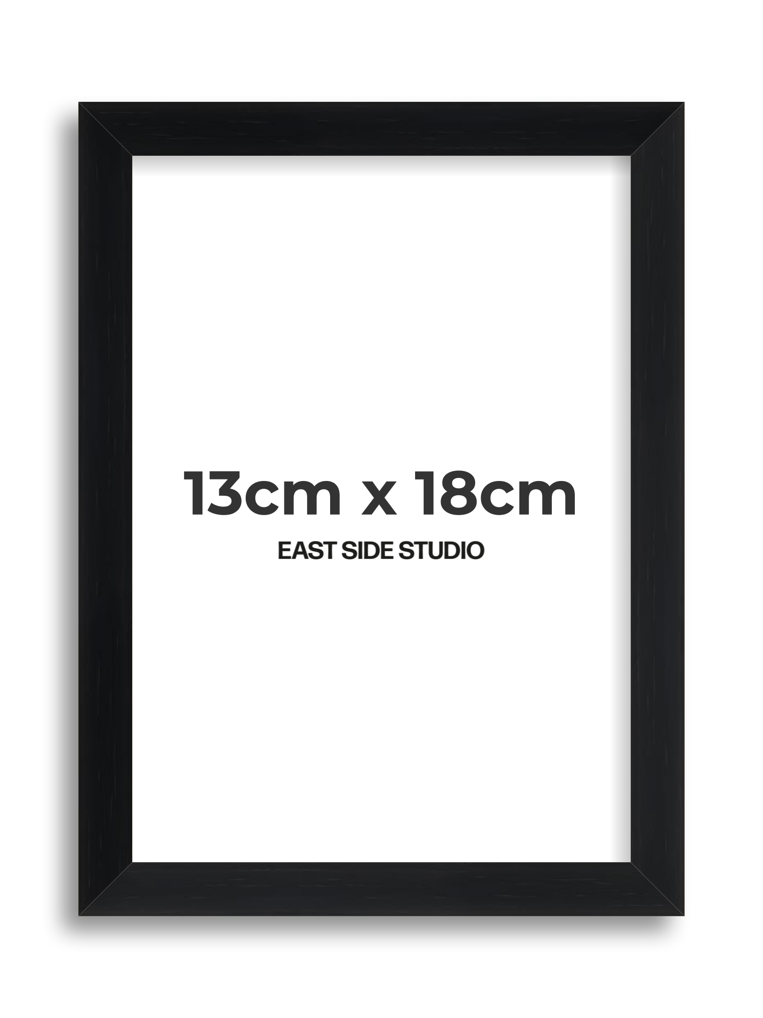 Black Grain 13cm x 18cm picture frame