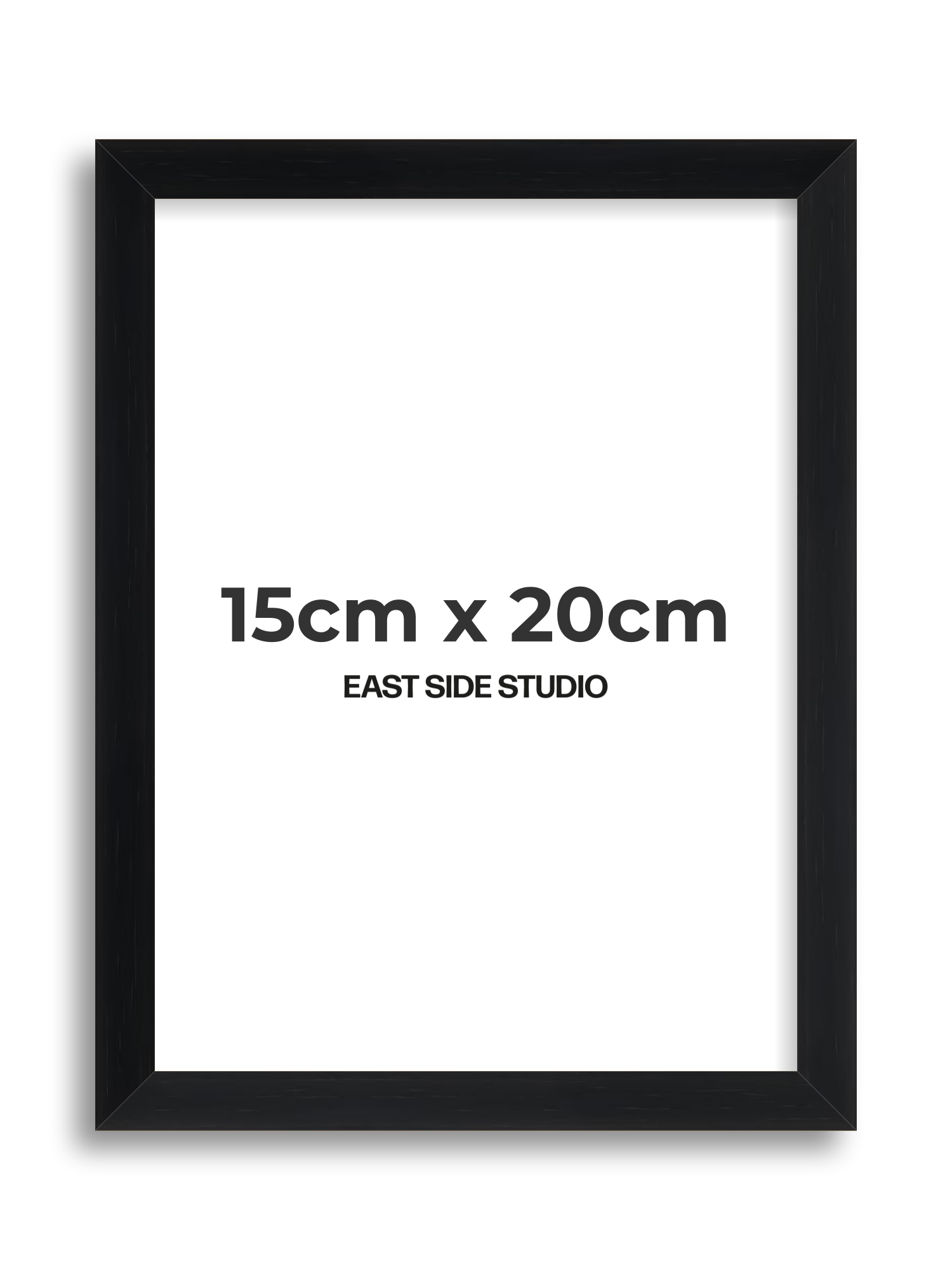 Black Grain 15cm x 20cm picture frame
