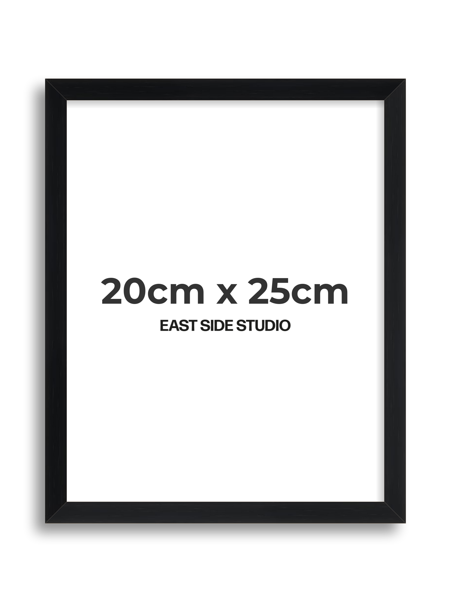 Black Grain 20cm x 25cm picture frame