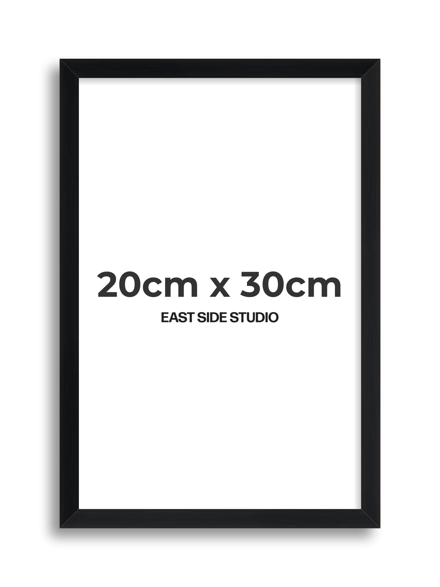 Black Grain 20cm x 30cm picture frame