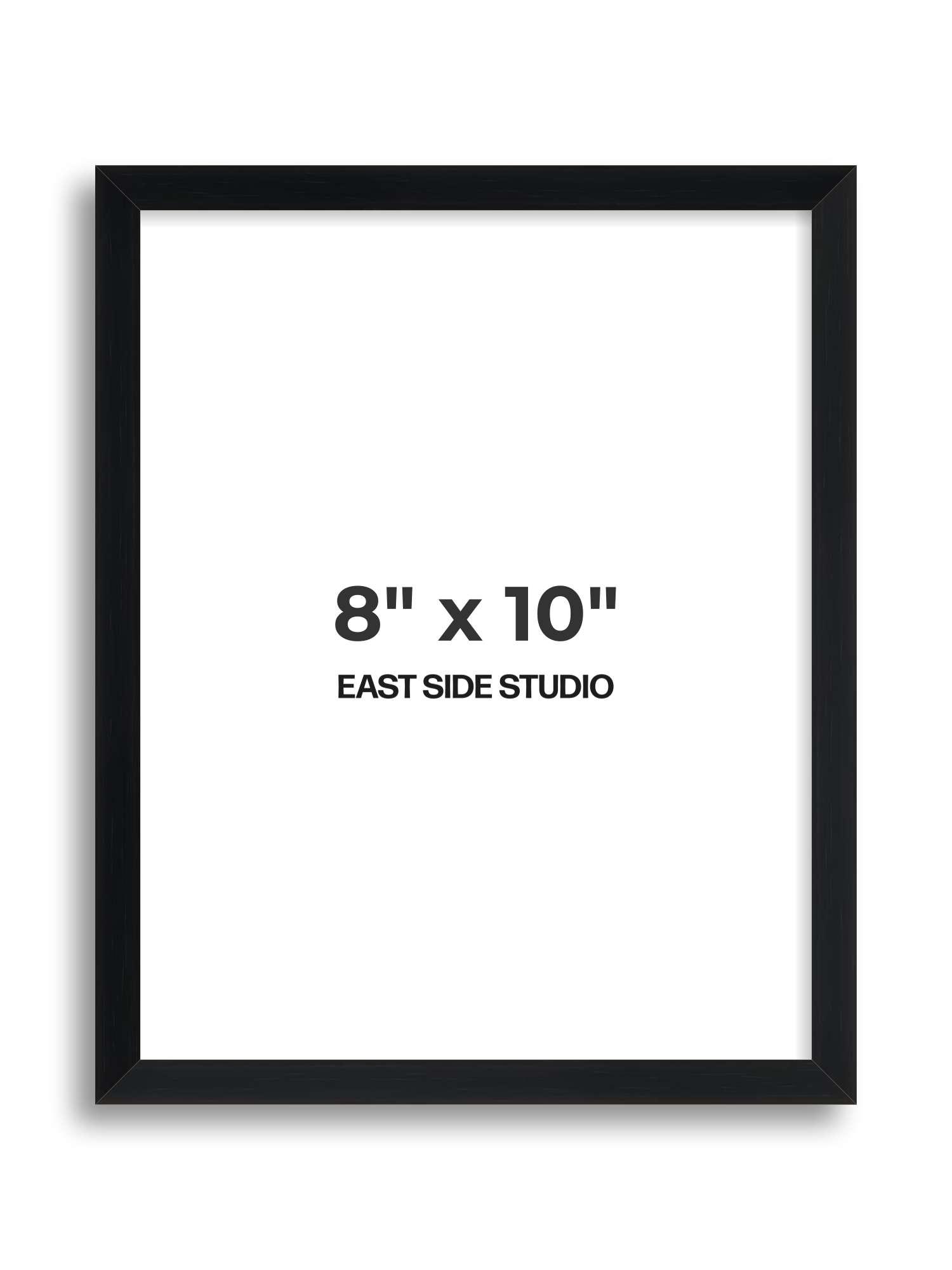 Black Grain 8" x 10" picture frame