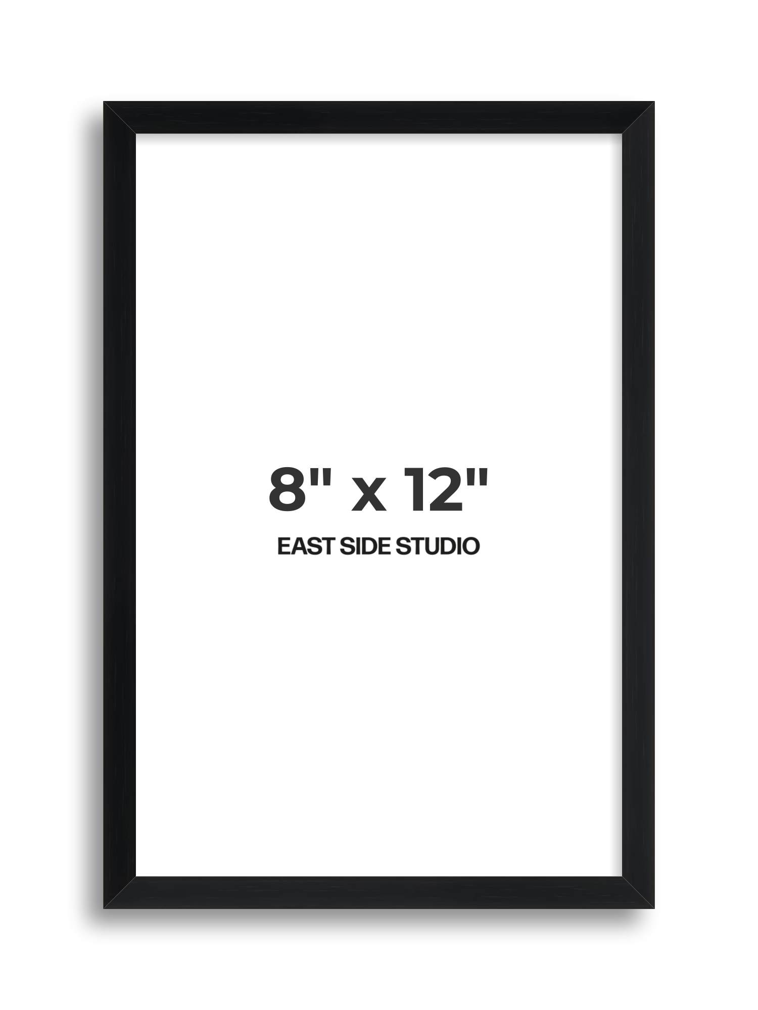 Black Grain 8" x 12" picture frame
