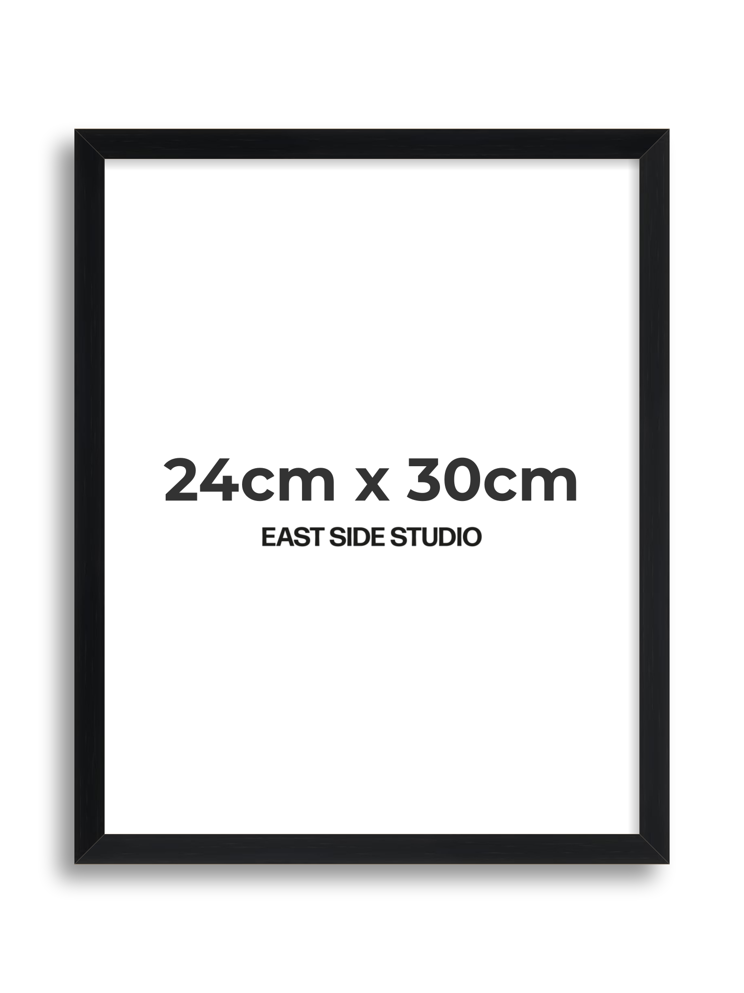 Black Grain 24cm x 30cm picture frame
