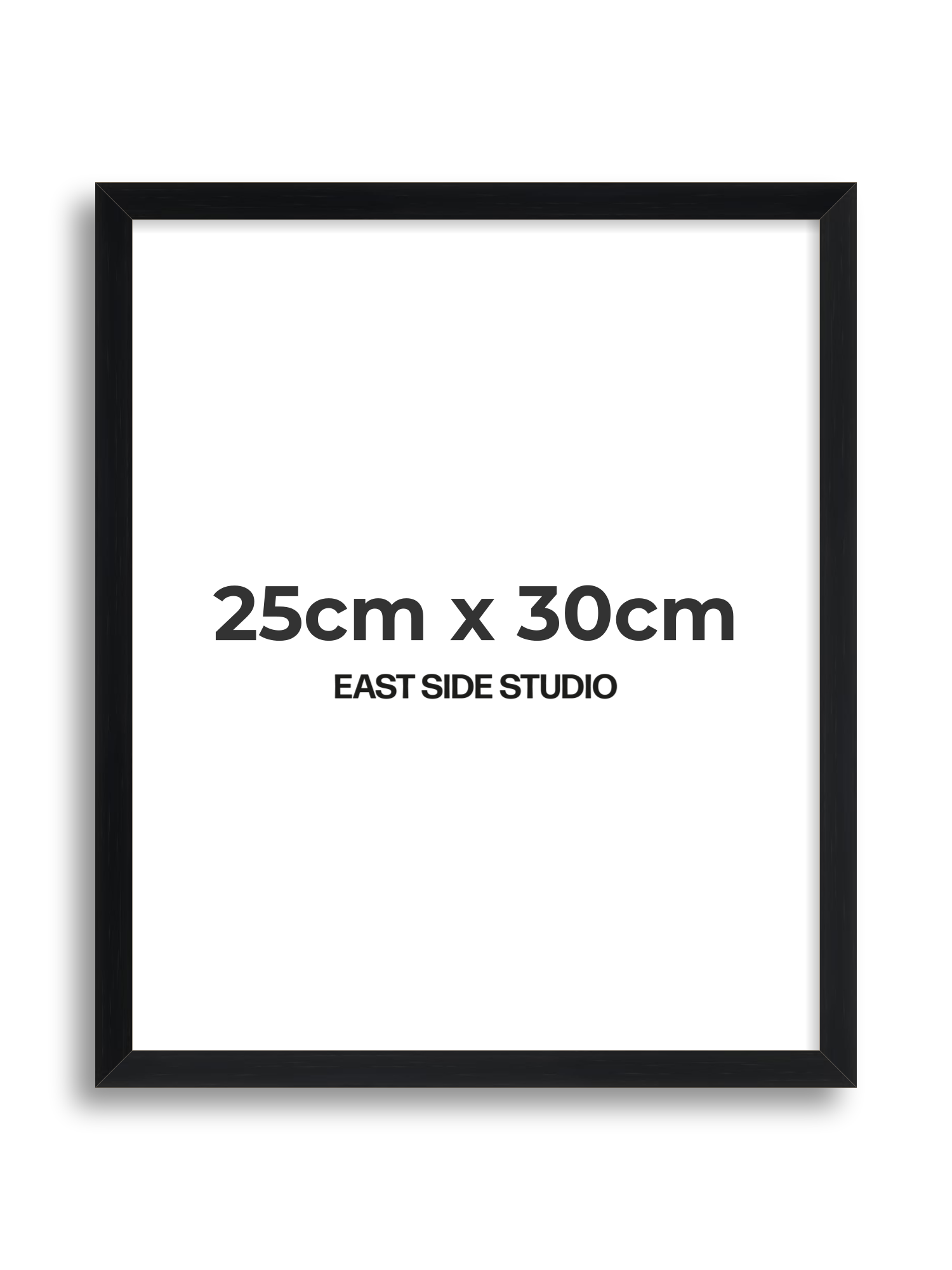 Black Grain 25cm x 30cm picture frame