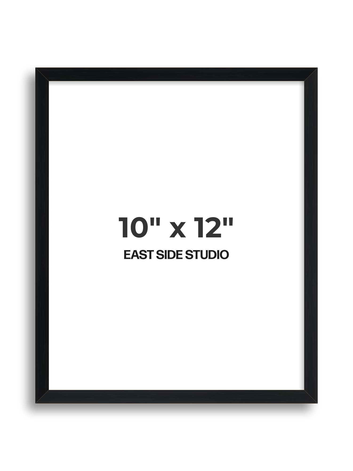 Black Grain 10" x 12" picture frame