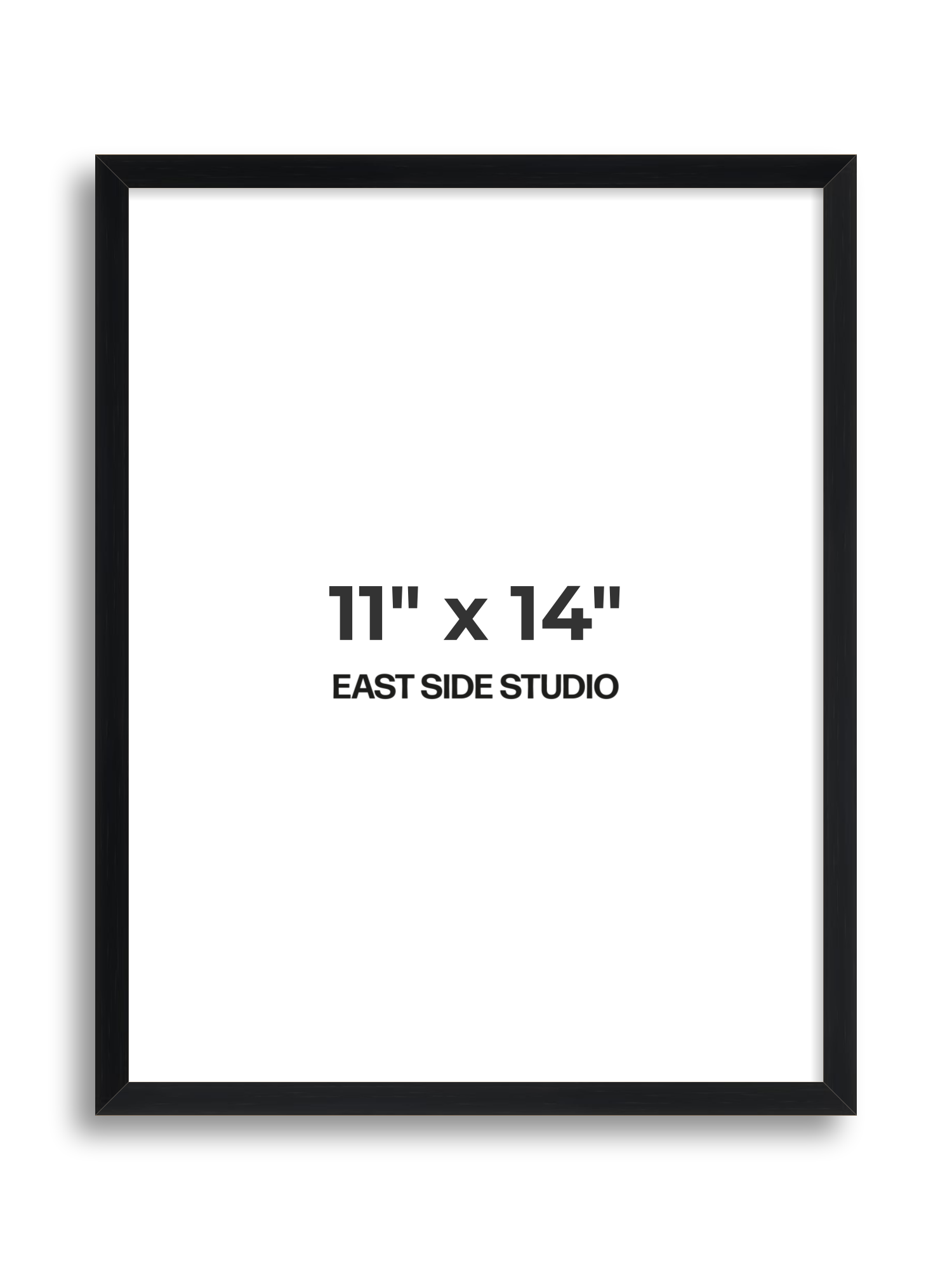 Black Grain 11" x 14" picture frame