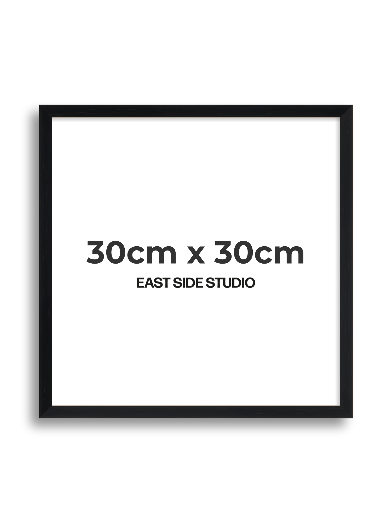 Black Grain 30cm x 30cm picture frame