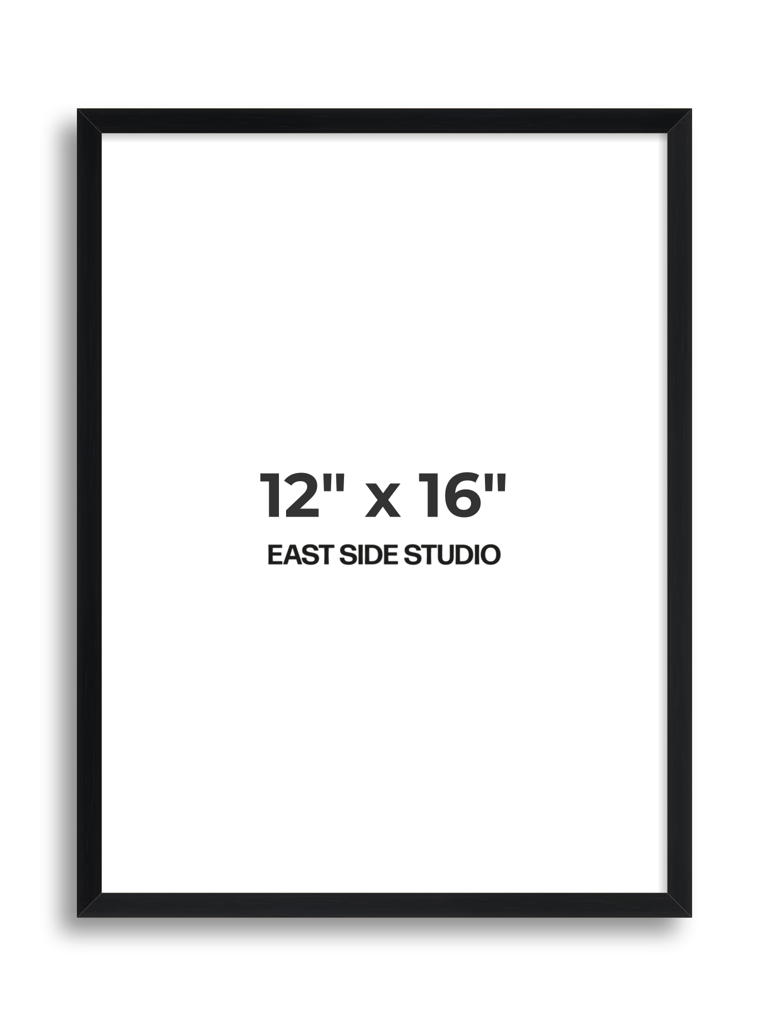 Black Grain 12" x 16" picture frame