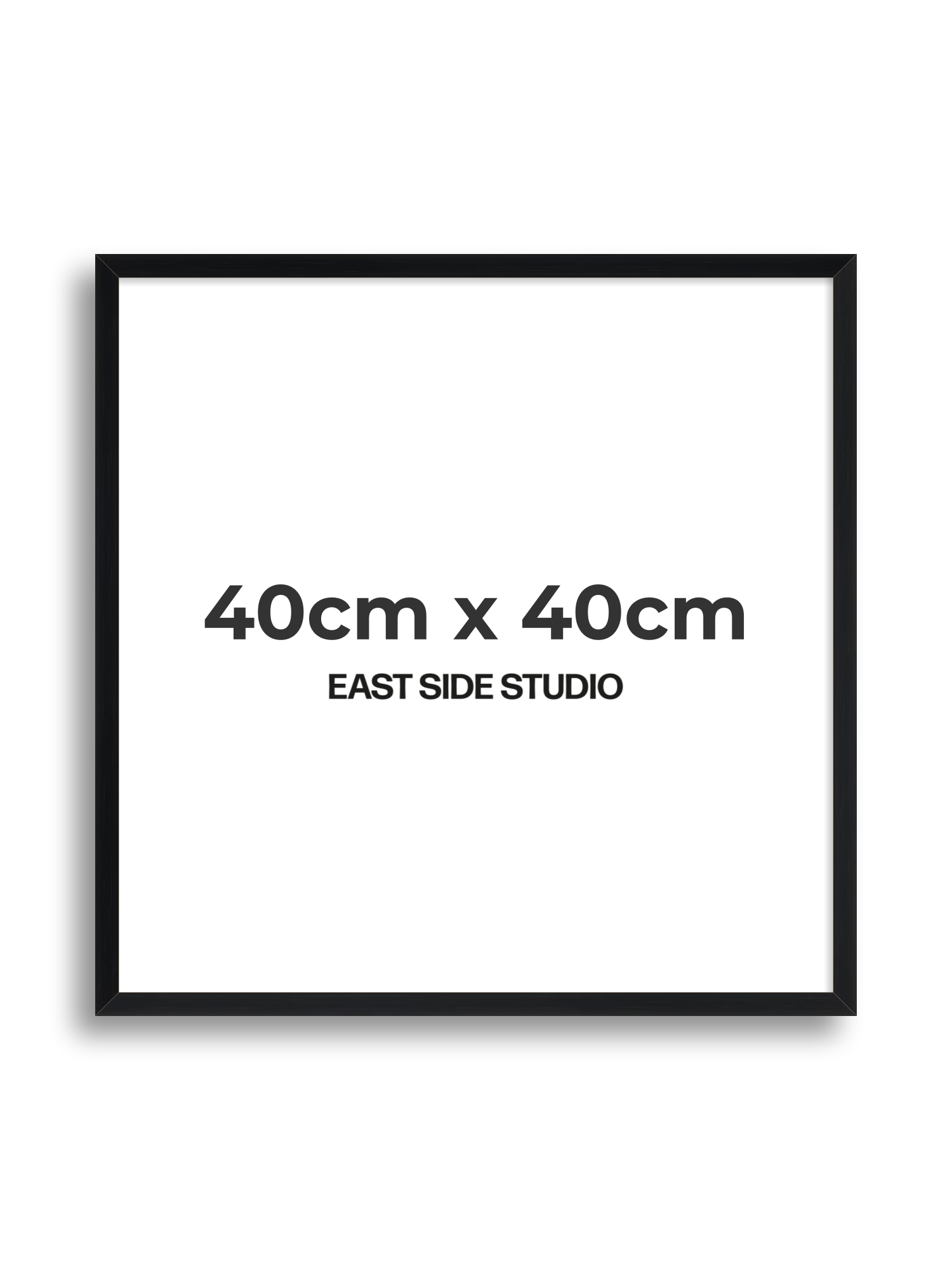 Black Grain 40cm x 40cm picture frame