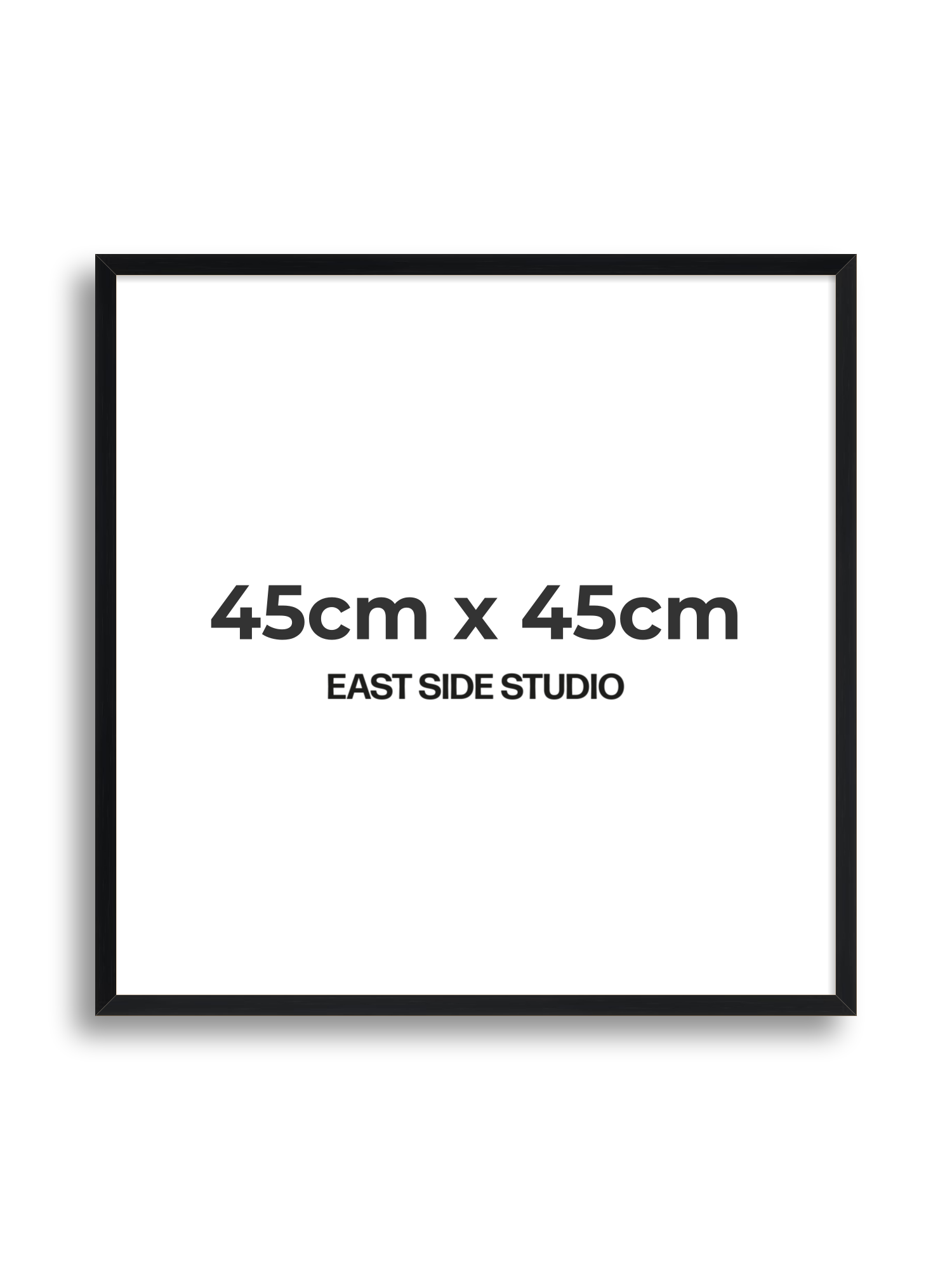 Black Grain 45cm x 45cm picture frame