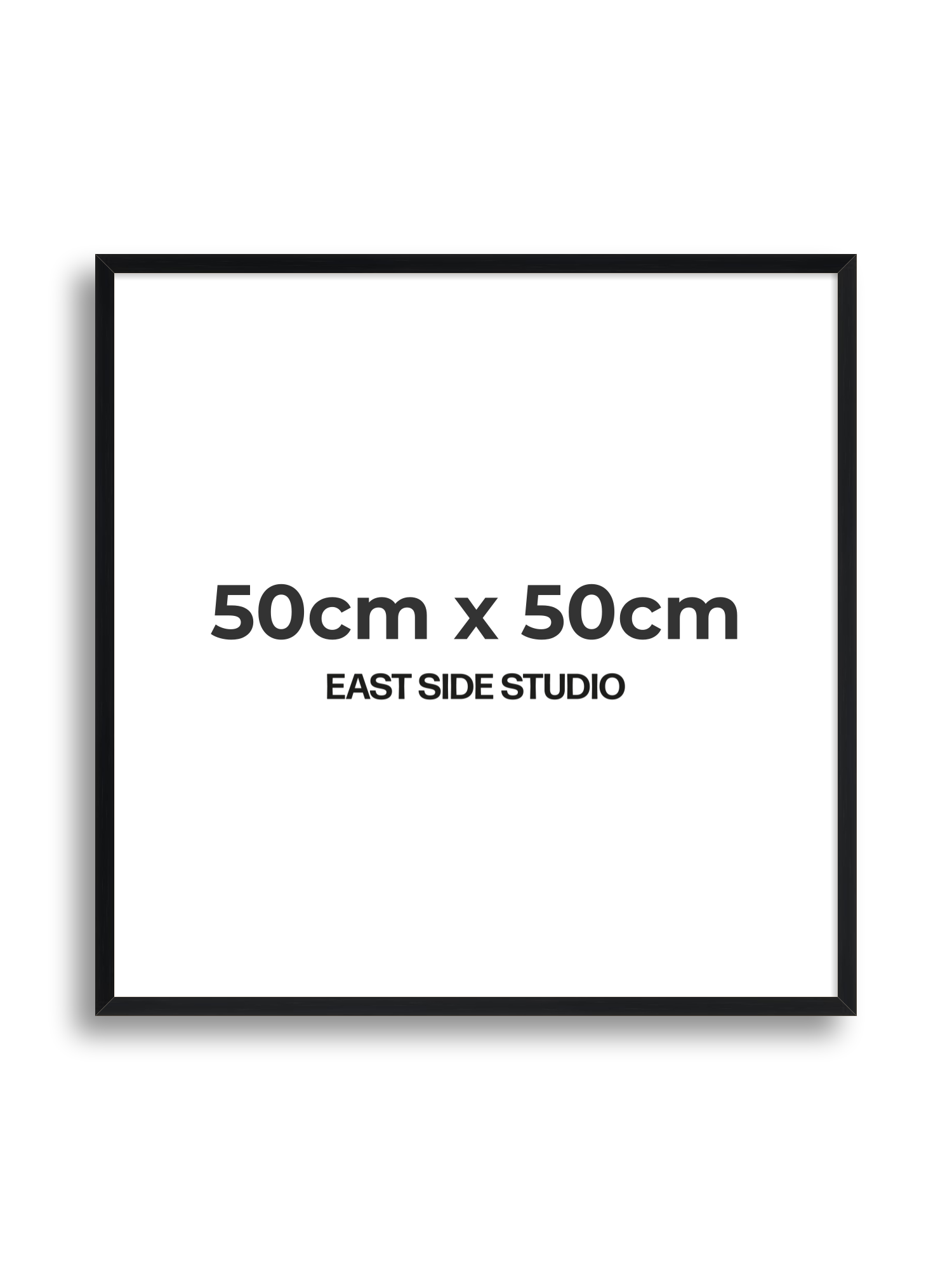 Black Grain 50cm x 50cm picture frame
