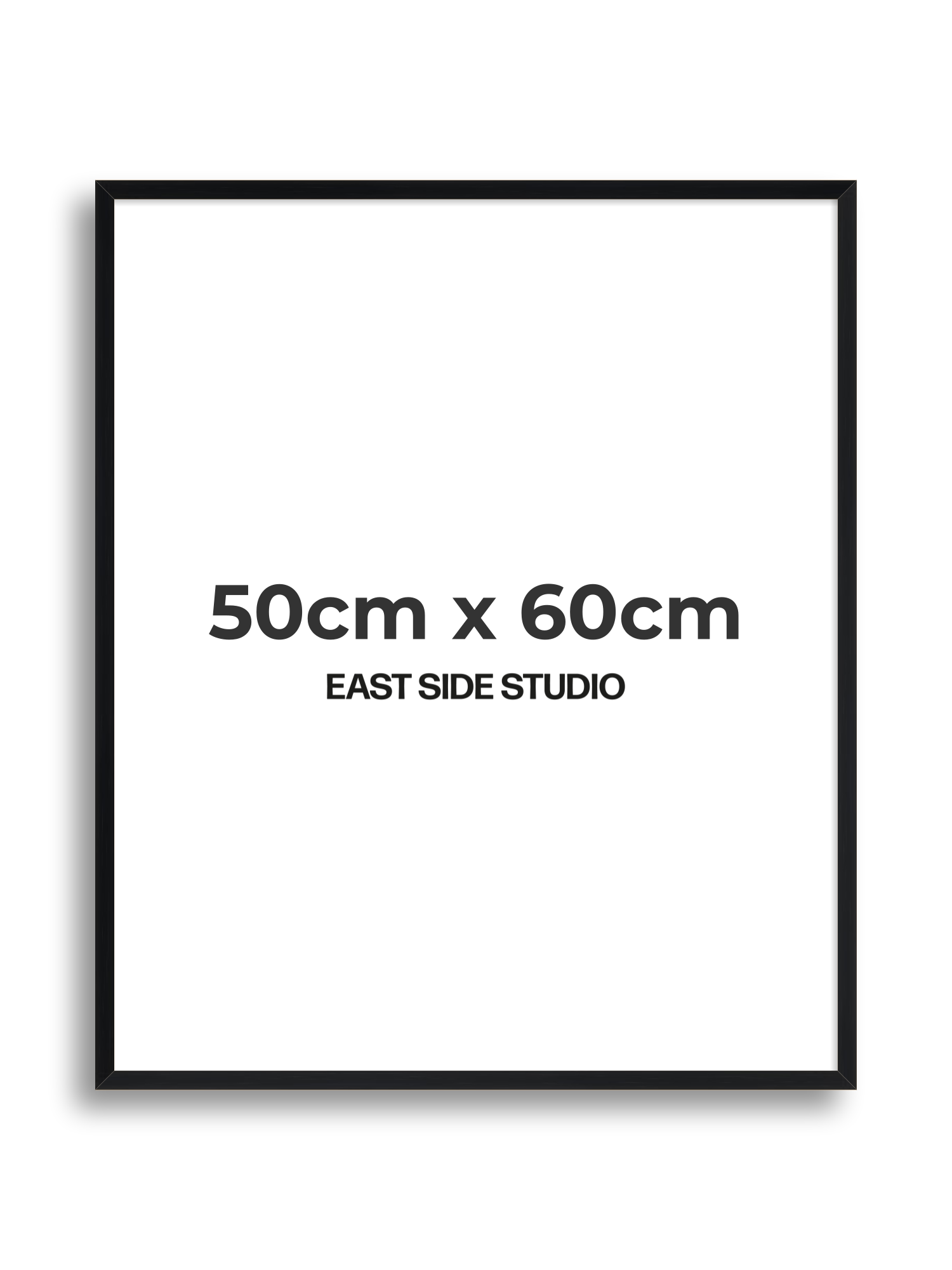 Black Grain 50cm x 60cm picture frame