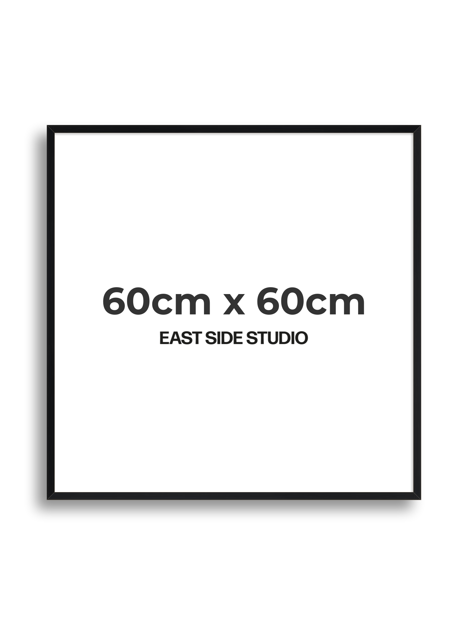 Black Grain 60cm x 60cm picture frame