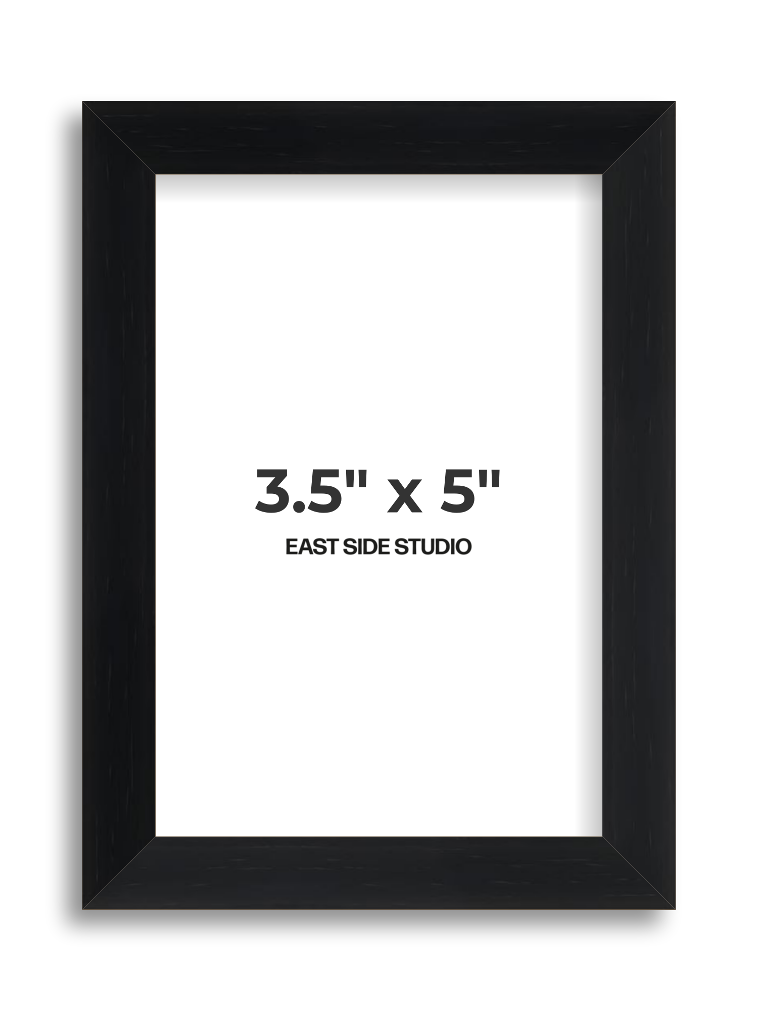 Black Grain 3.5" x 5" picture frame