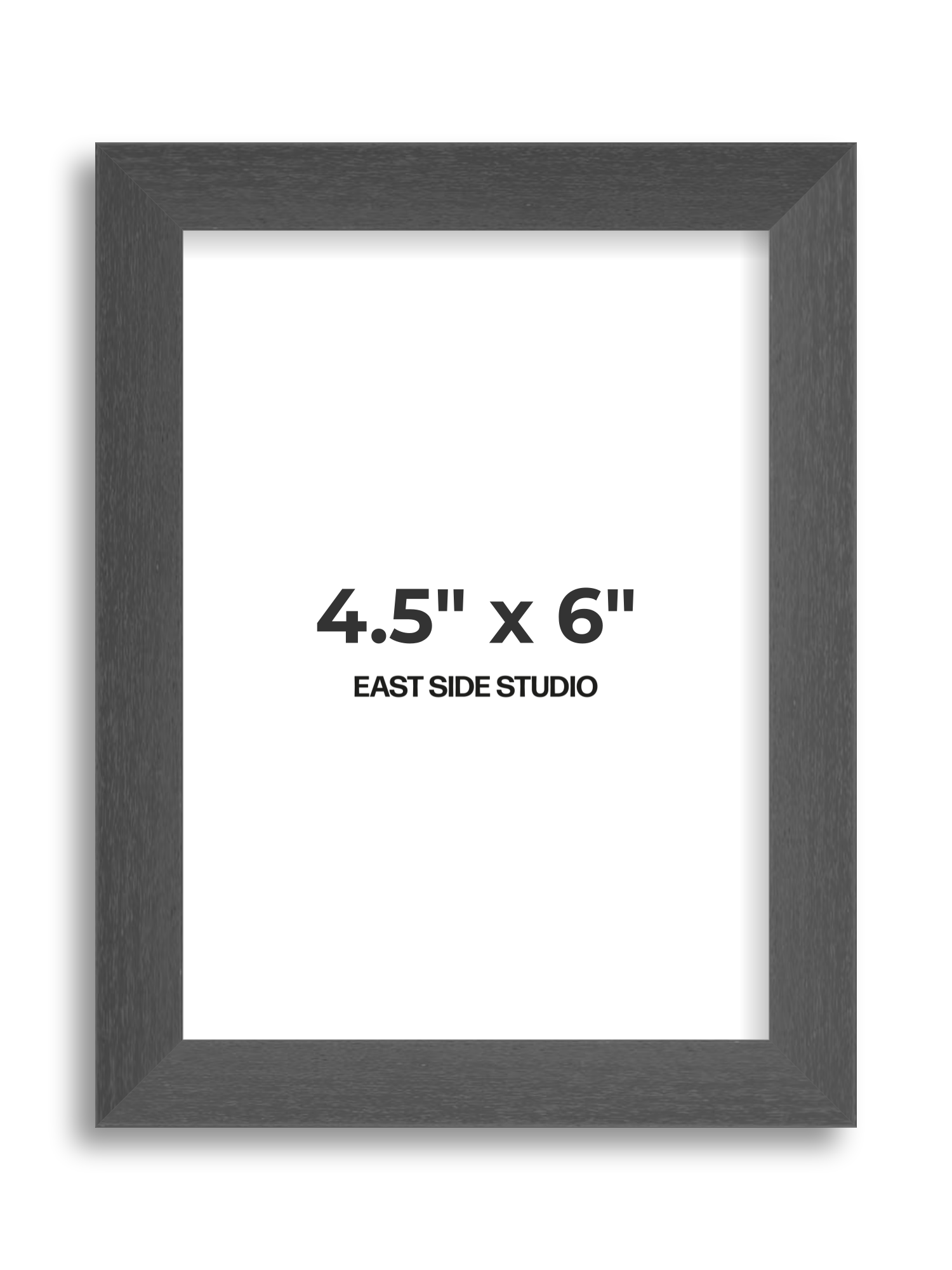 Slate Grey 4.5" x 6" picture frame