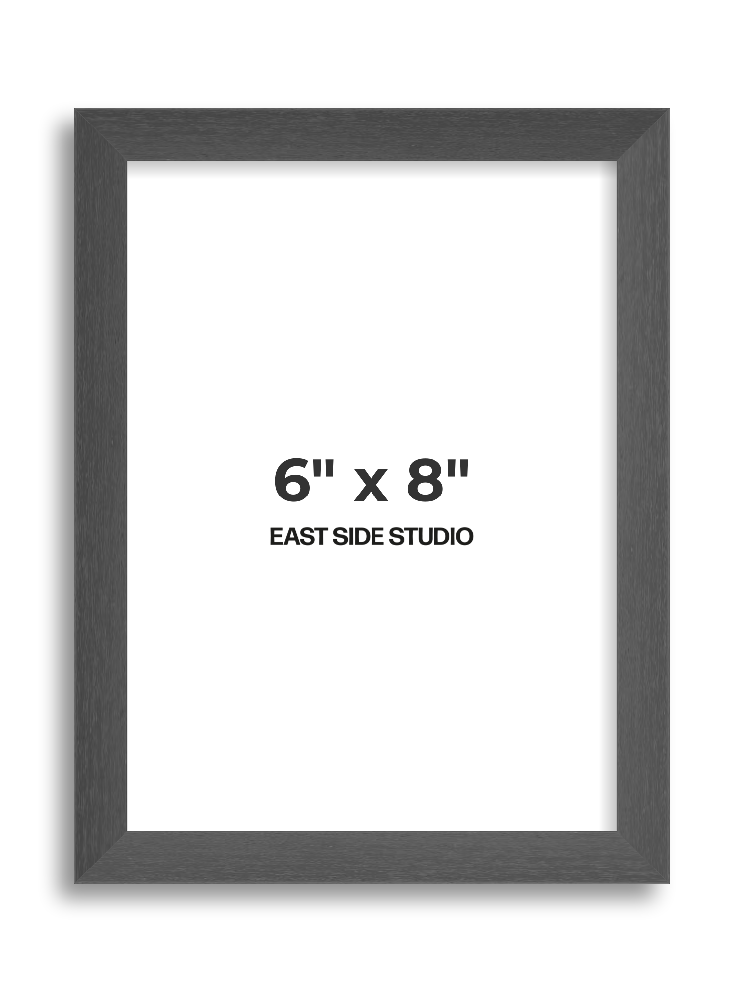 Slate Grey 6" x 8" picture frame