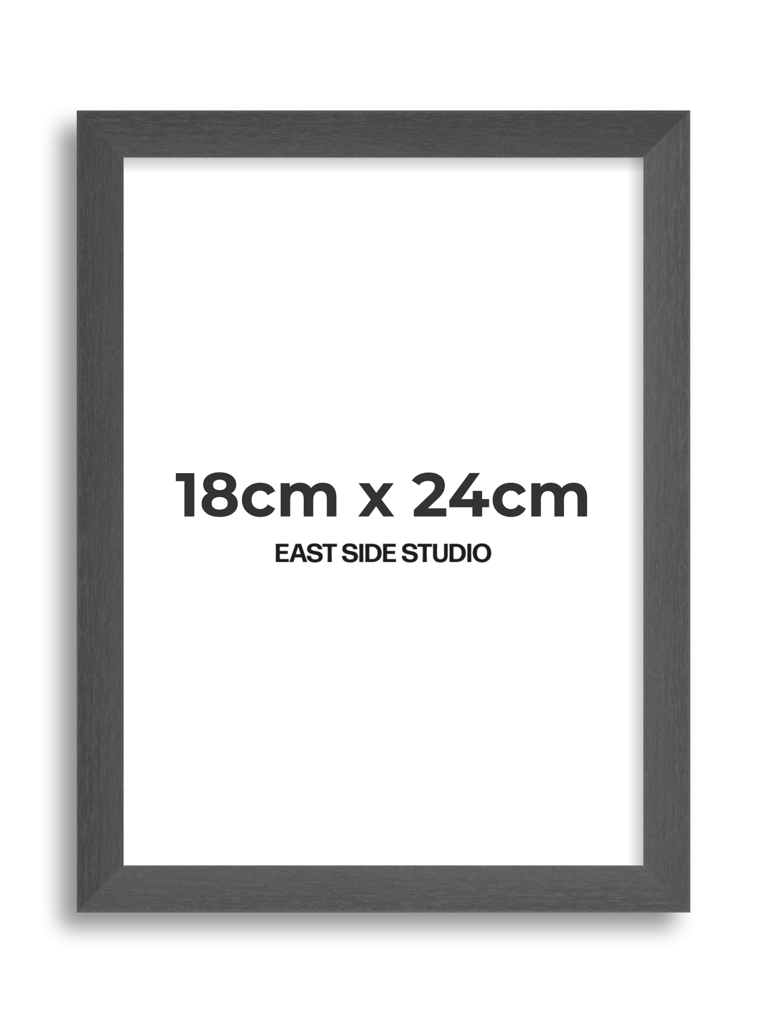 Slate Grey 18cm x 24cm picture frame