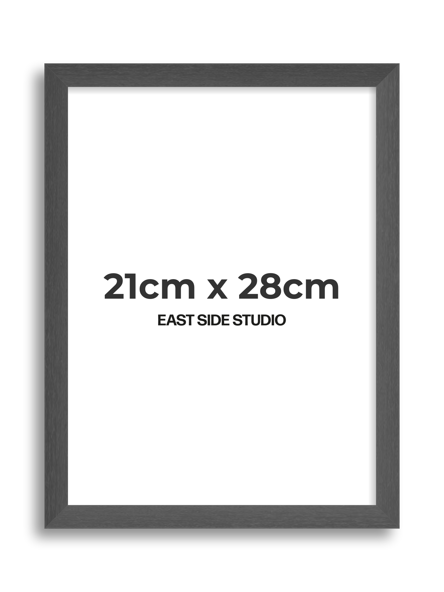 Slate Grey 21cm x 28cm picture frame
