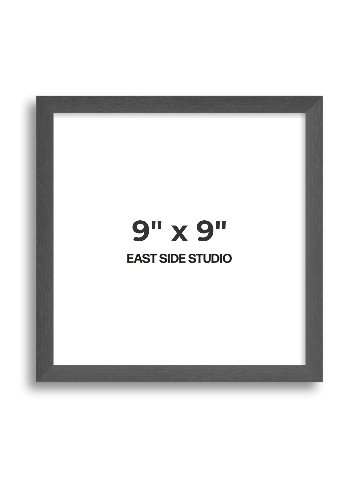 Slate Grey 9" x 9" picture frame