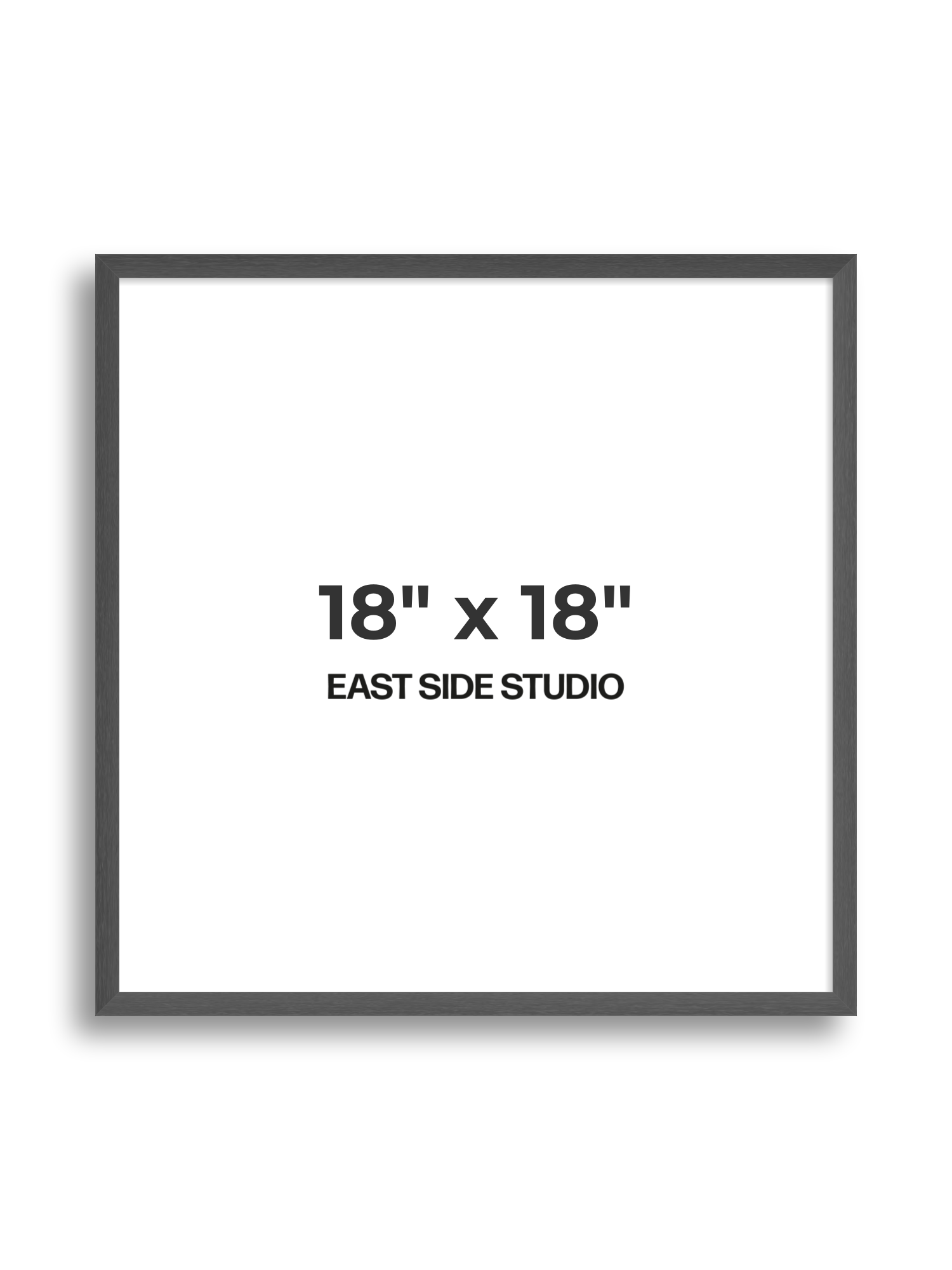 Slate Grey 18" x 18" picture frame