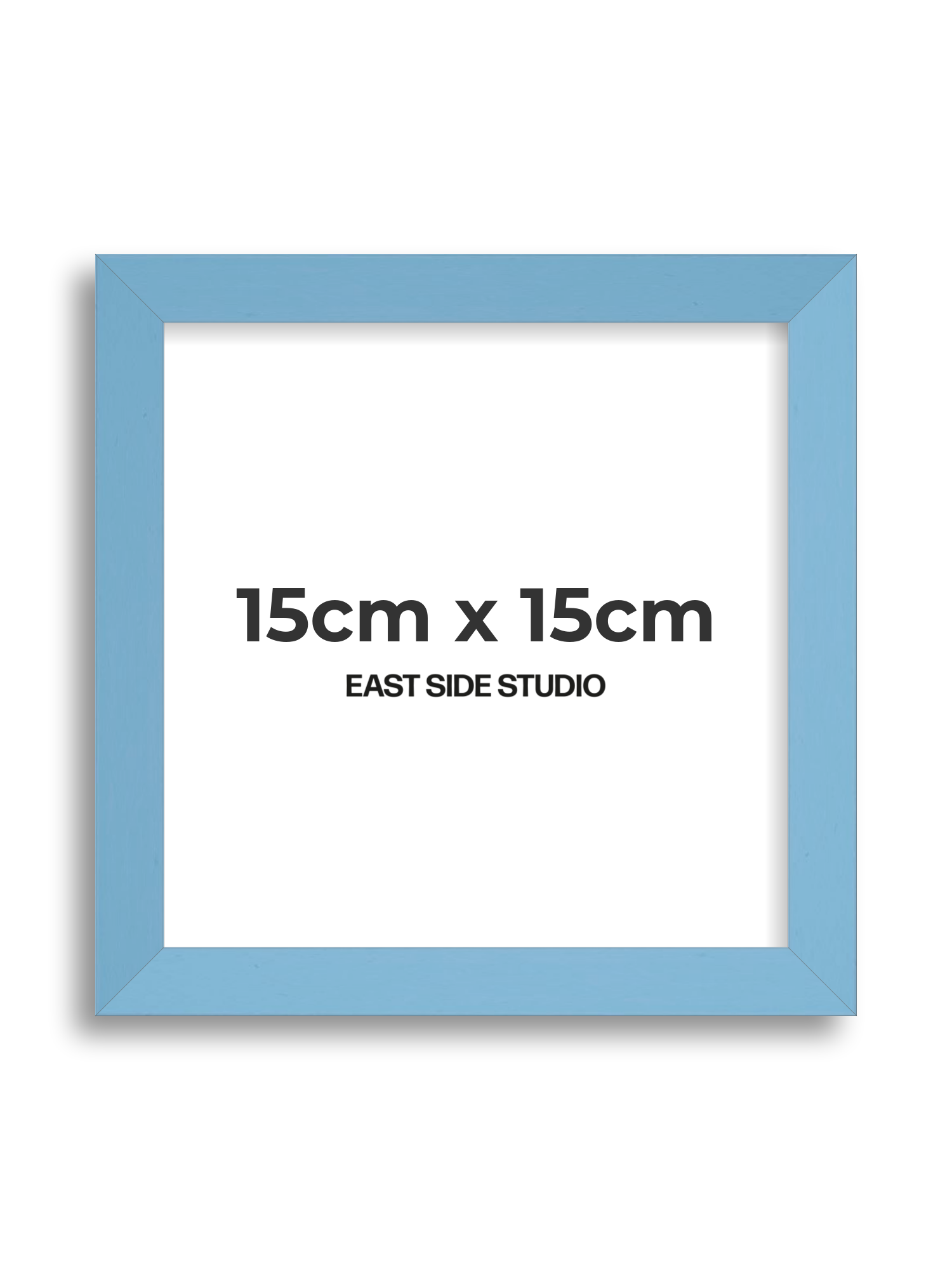 Sky Blue 15cm x 15cm picture frame