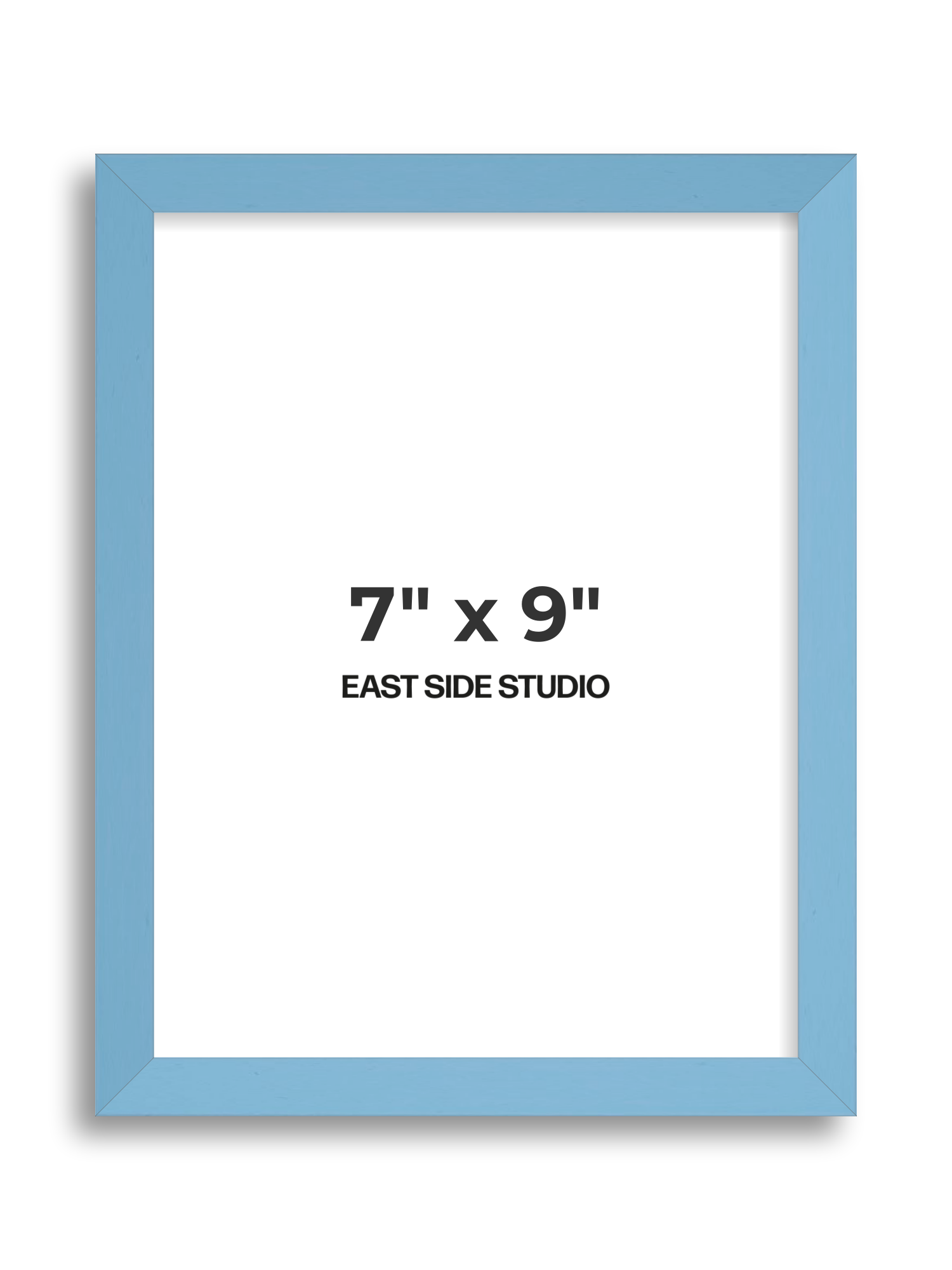 Sky Blue 7" x 9" picture frame