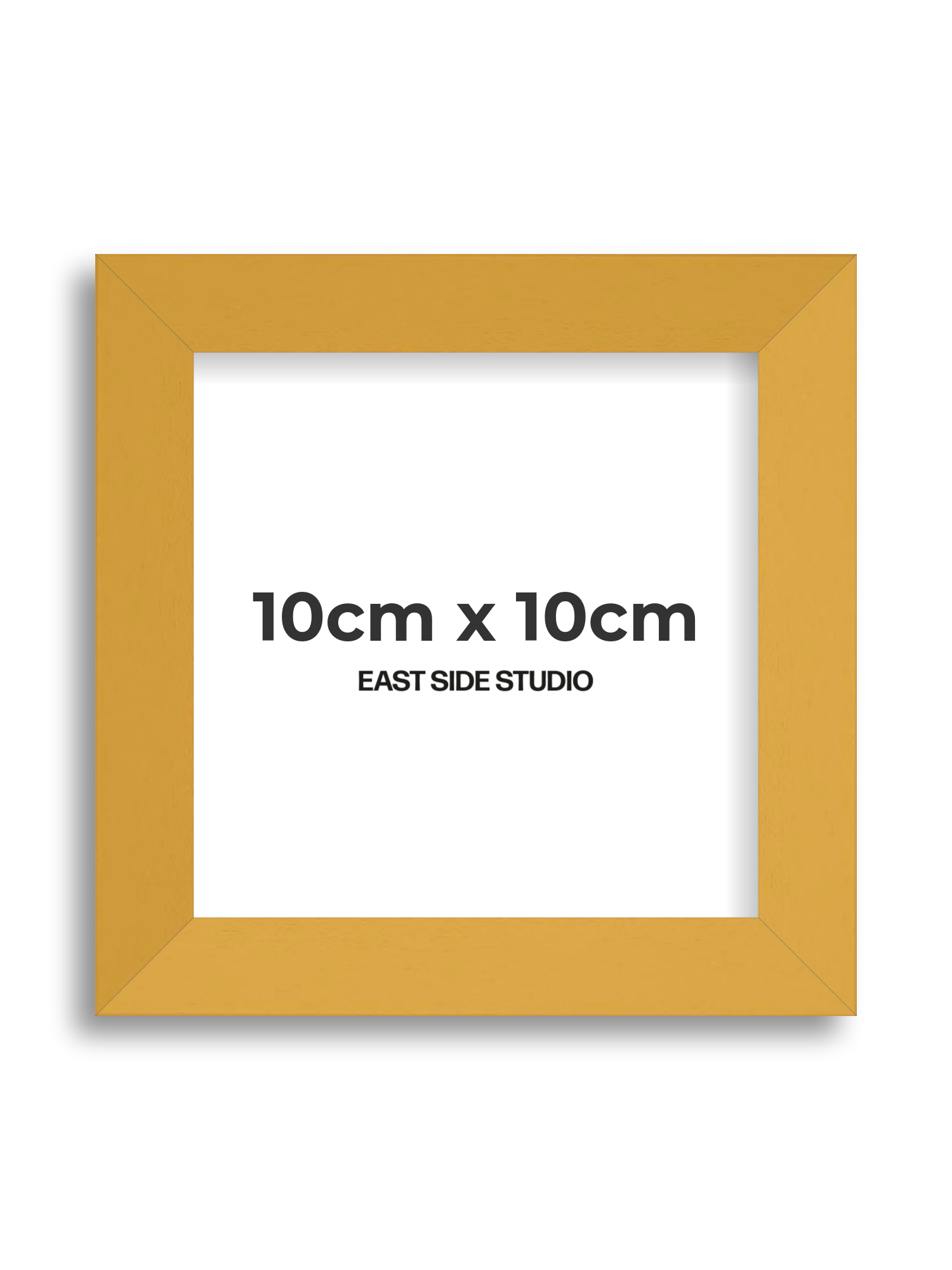 Mustard Yellow 10cm x 10cm picture frame
