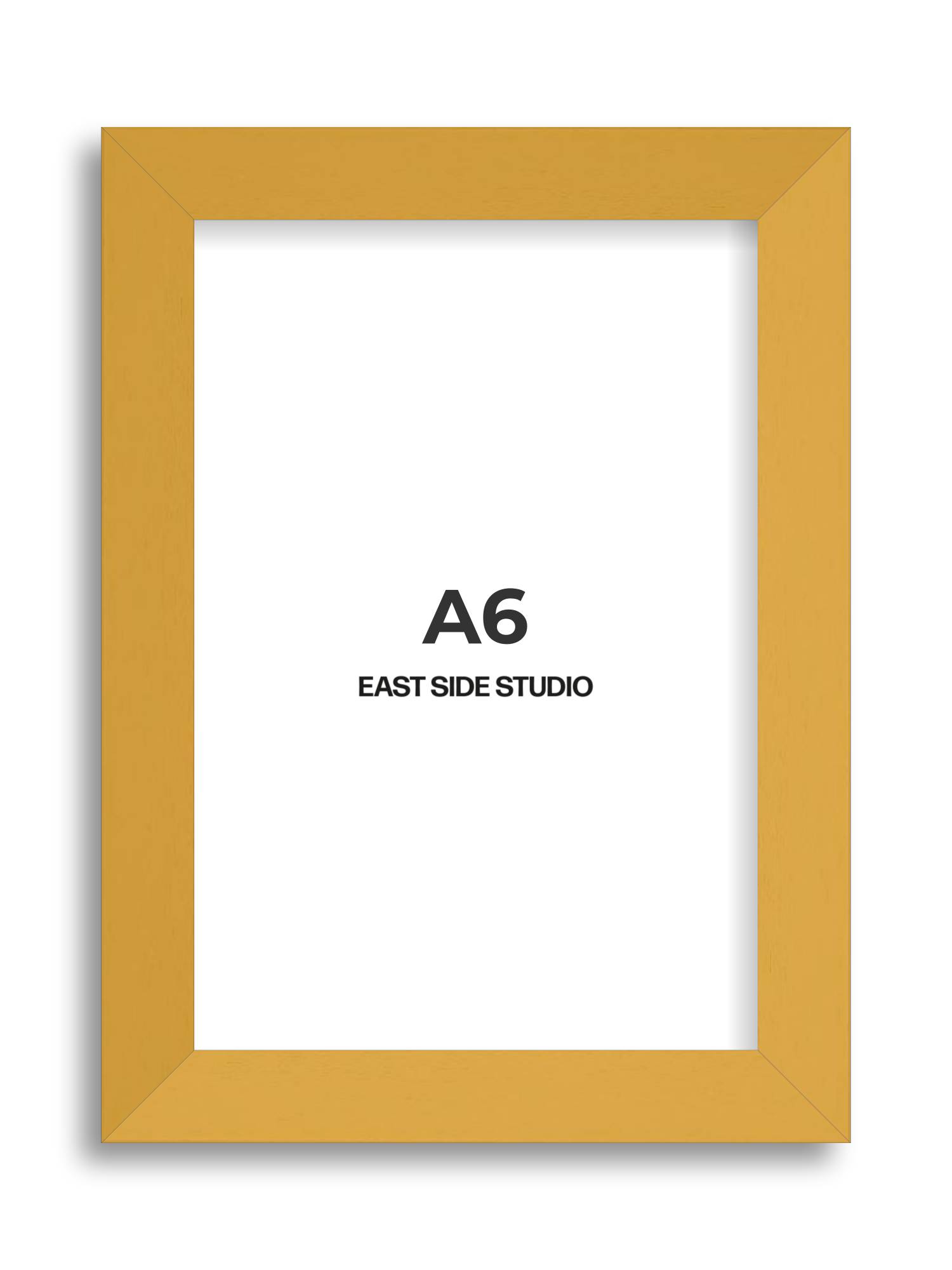 Mustard Yellow A6 picture frame