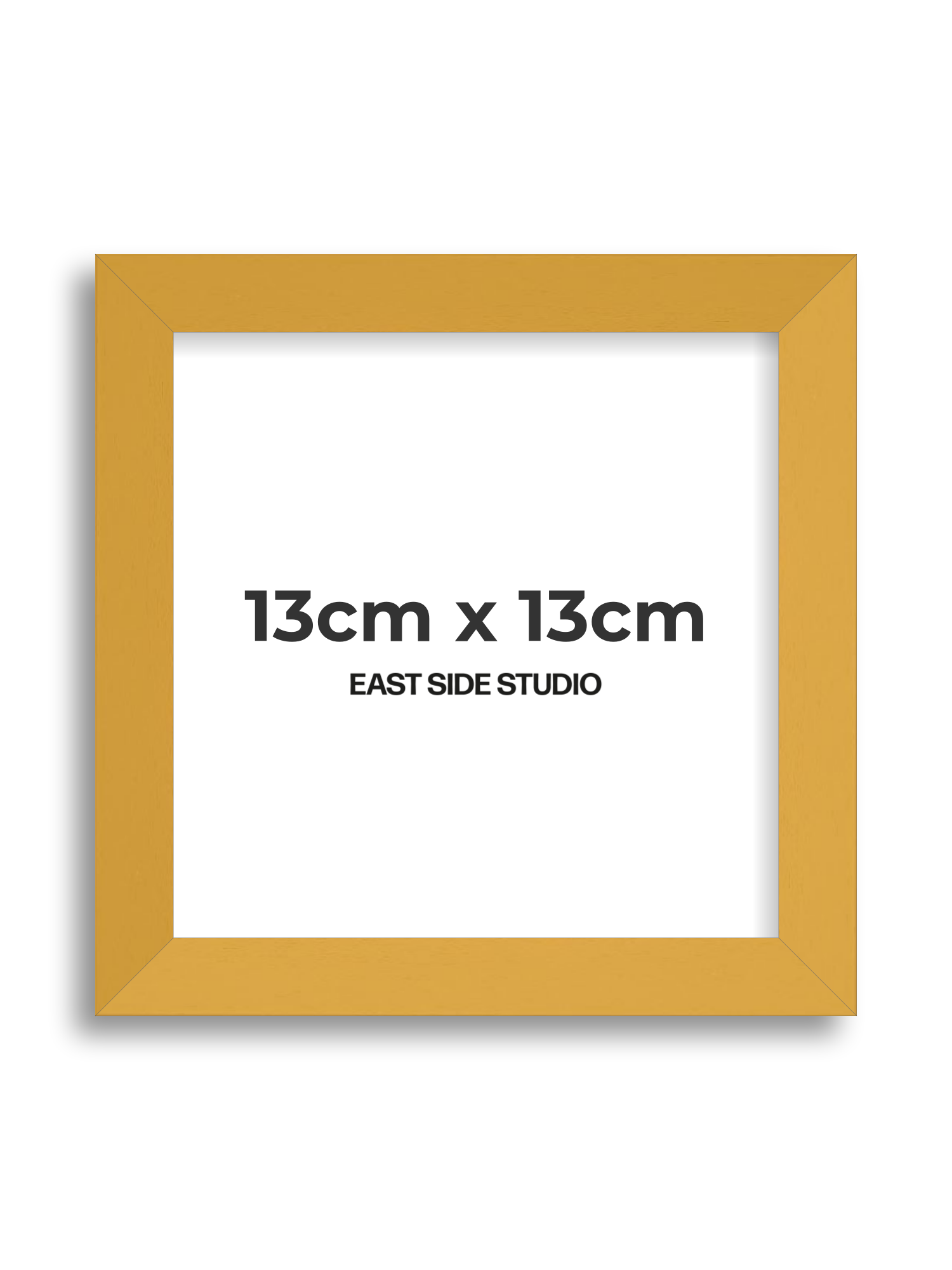 Mustard Yellow 13cm x 13cm picture frame