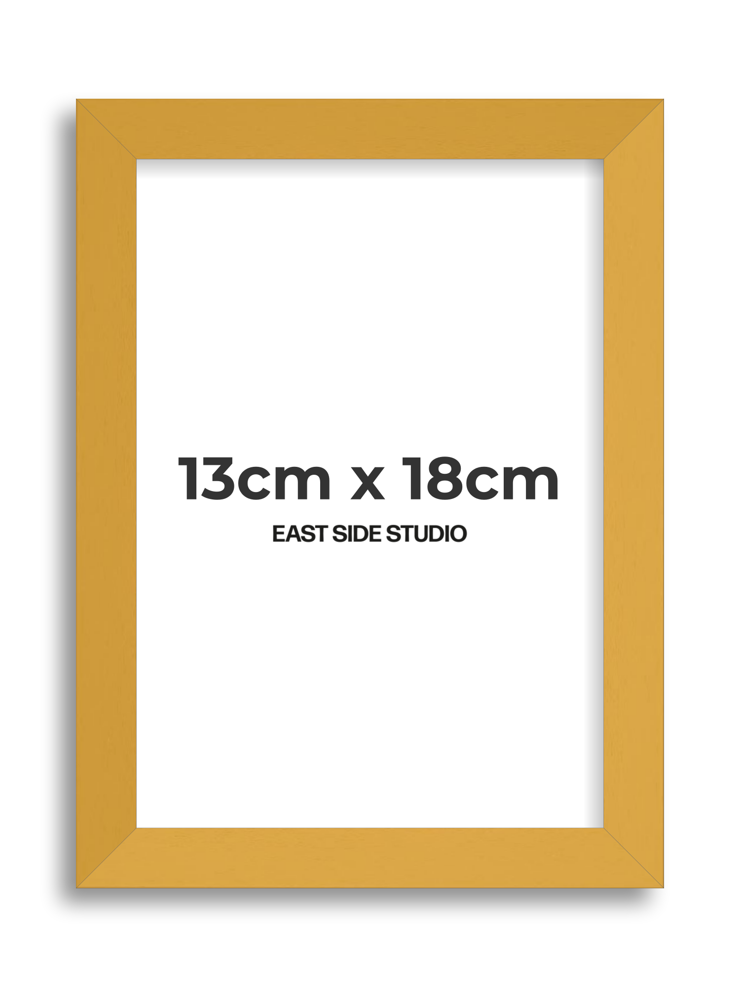 Mustard Yellow 13cm x 18cm picture frame
