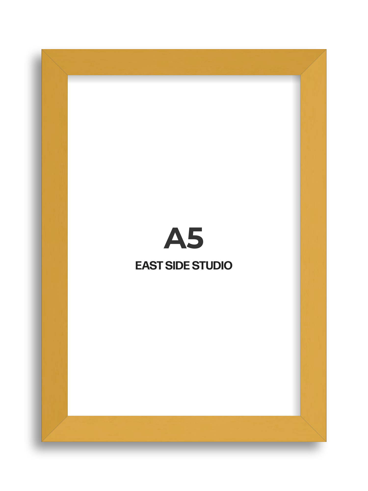 Mustard Yellow A5 picture frame