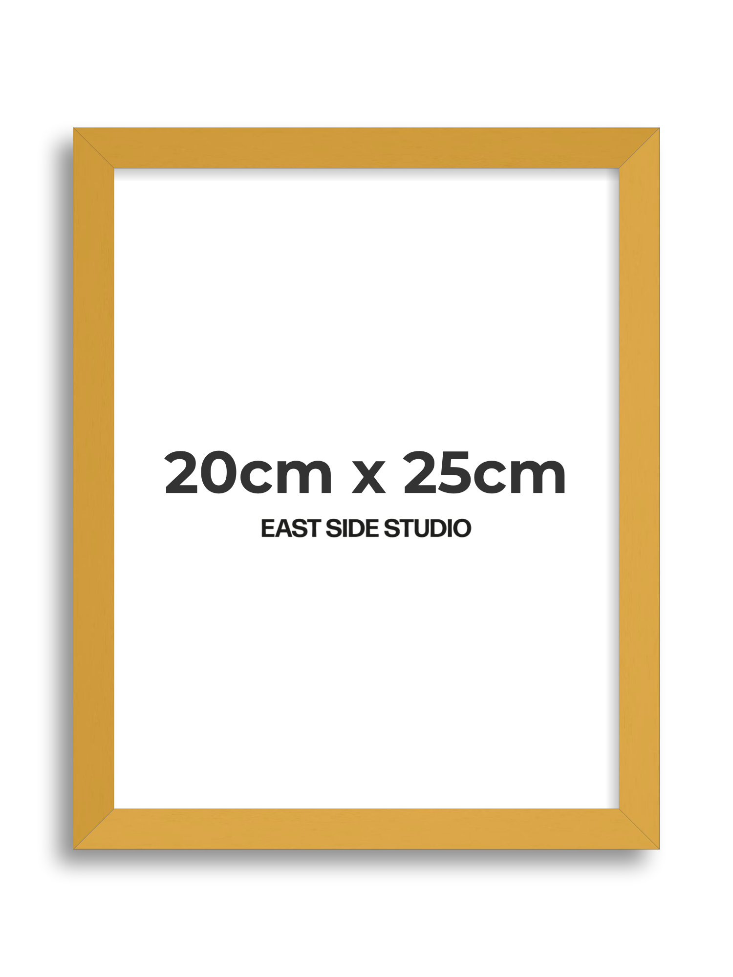 Mustard Yellow 20cm x 25cm picture frame