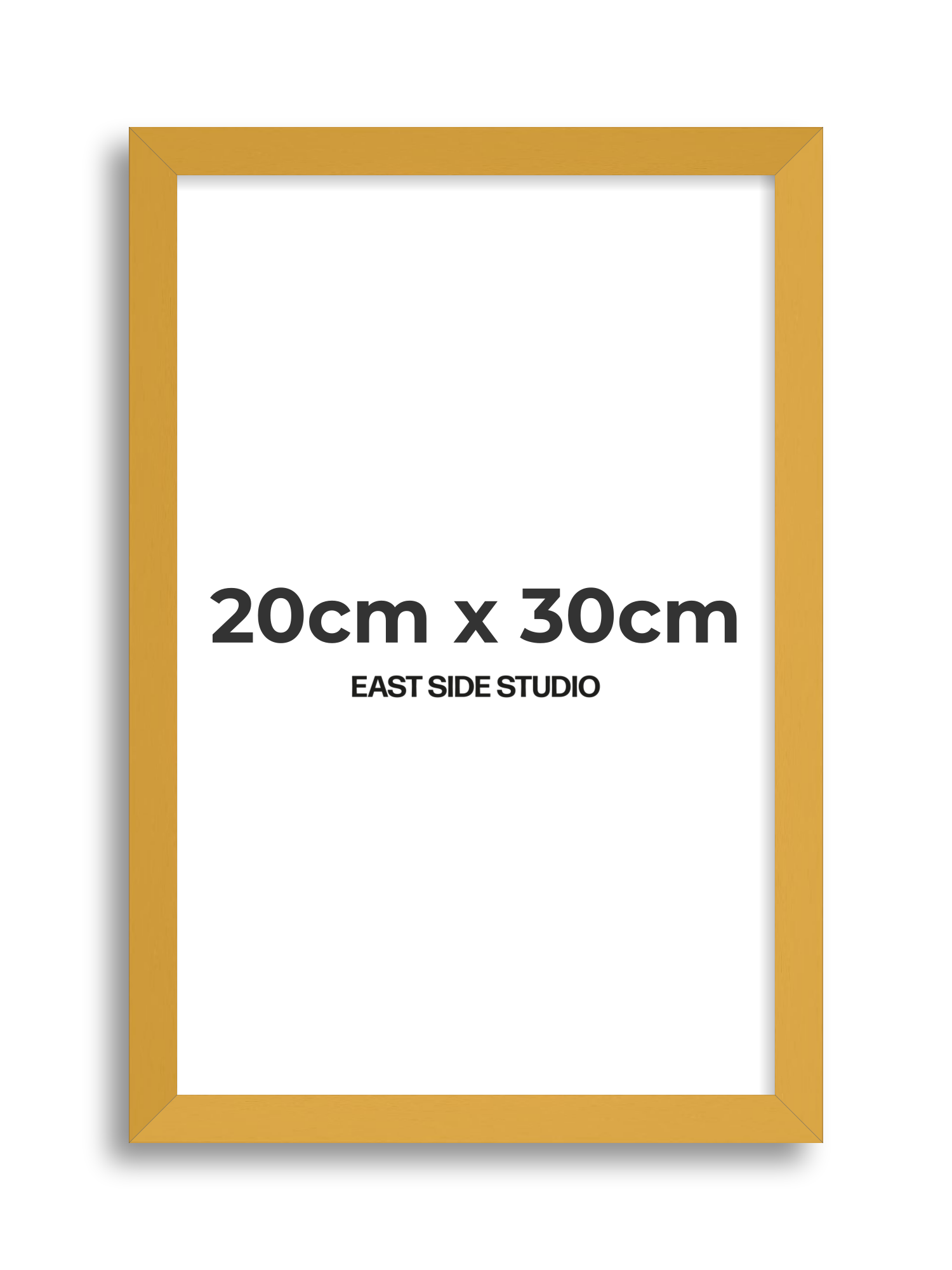 Mustard Yellow 20cm x 30cm picture frame