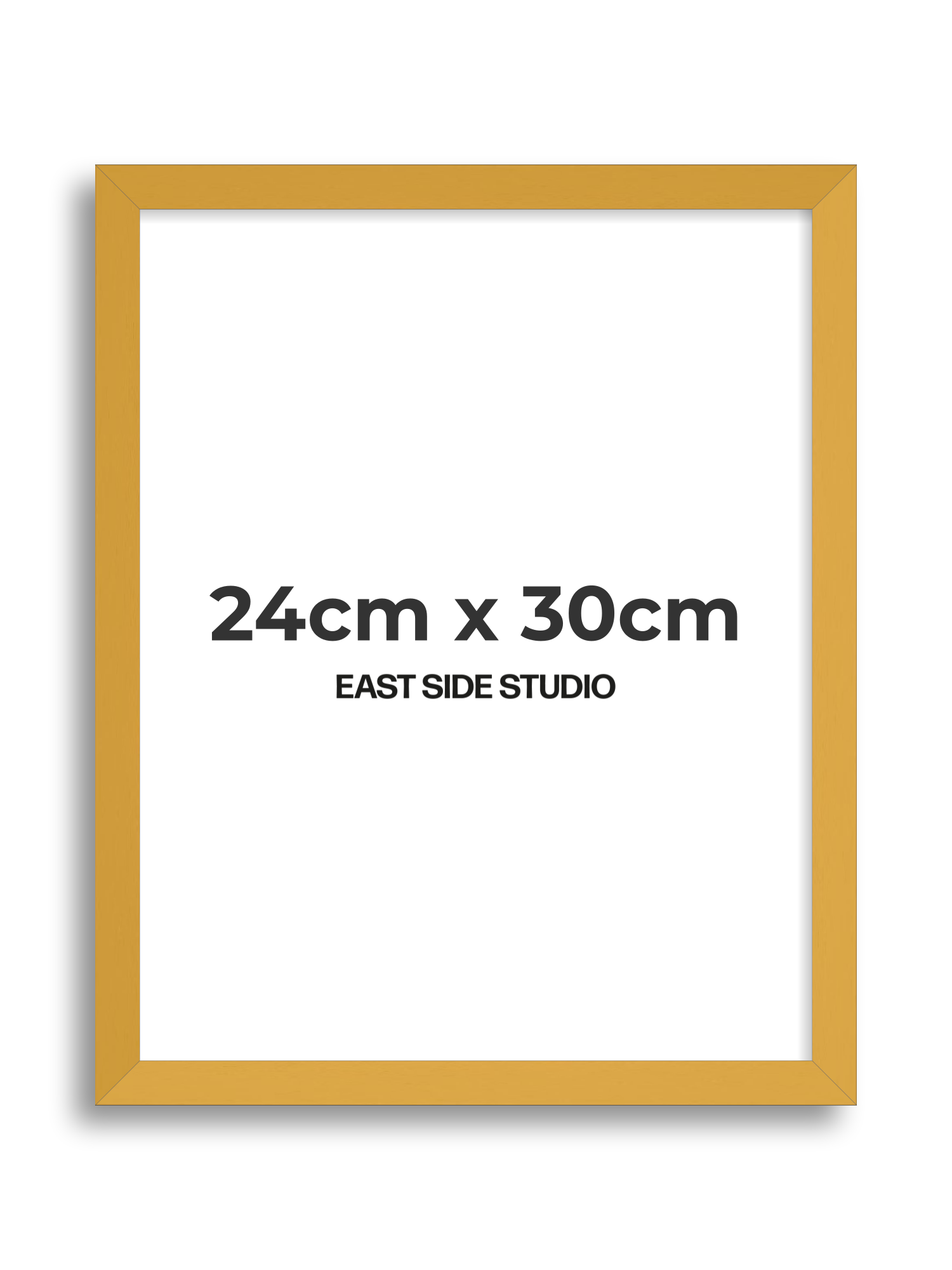 Mustard Yellow 24cm x 30cm picture frame