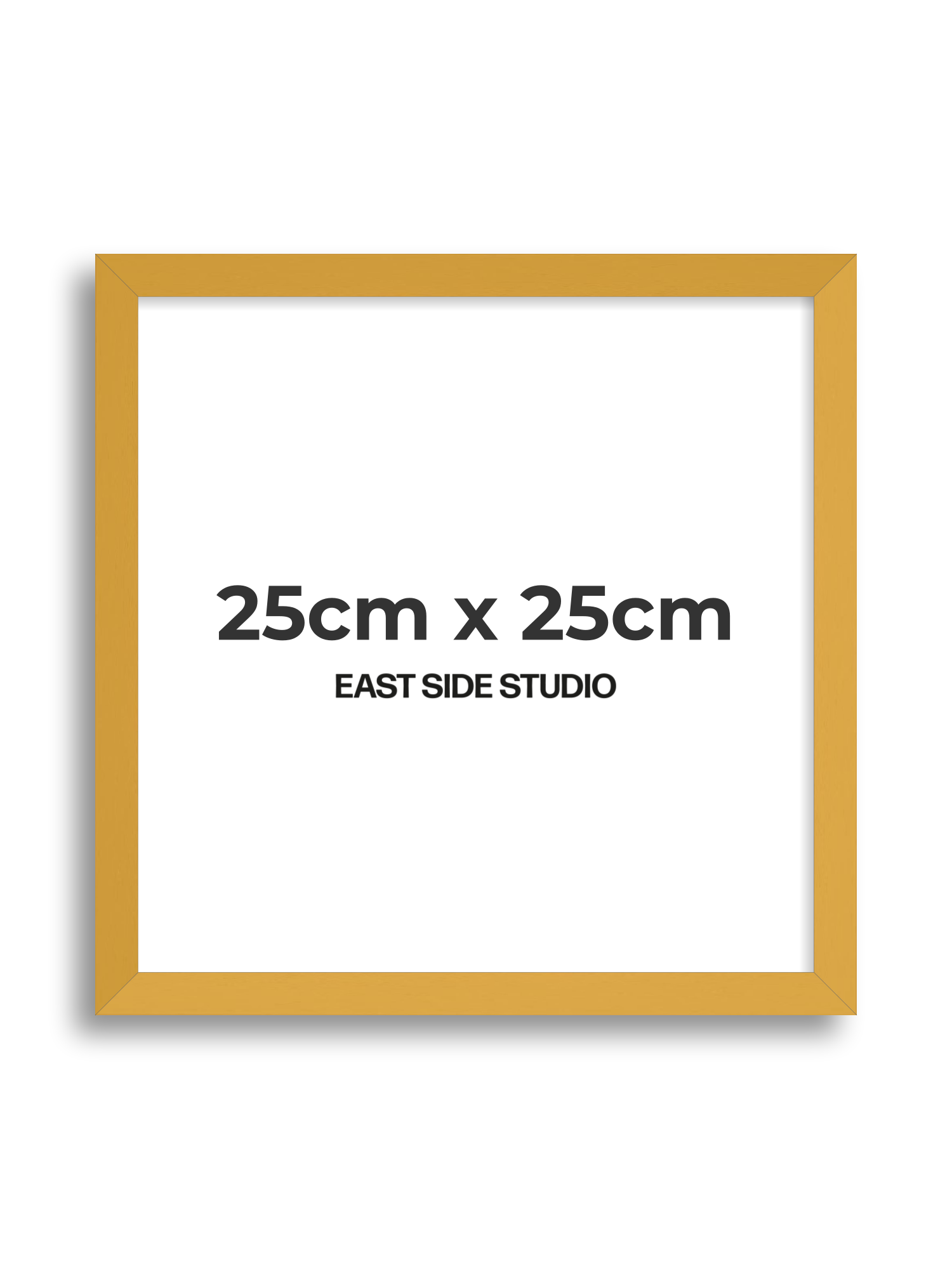 Mustard Yellow 25cm x 25cm picture frame