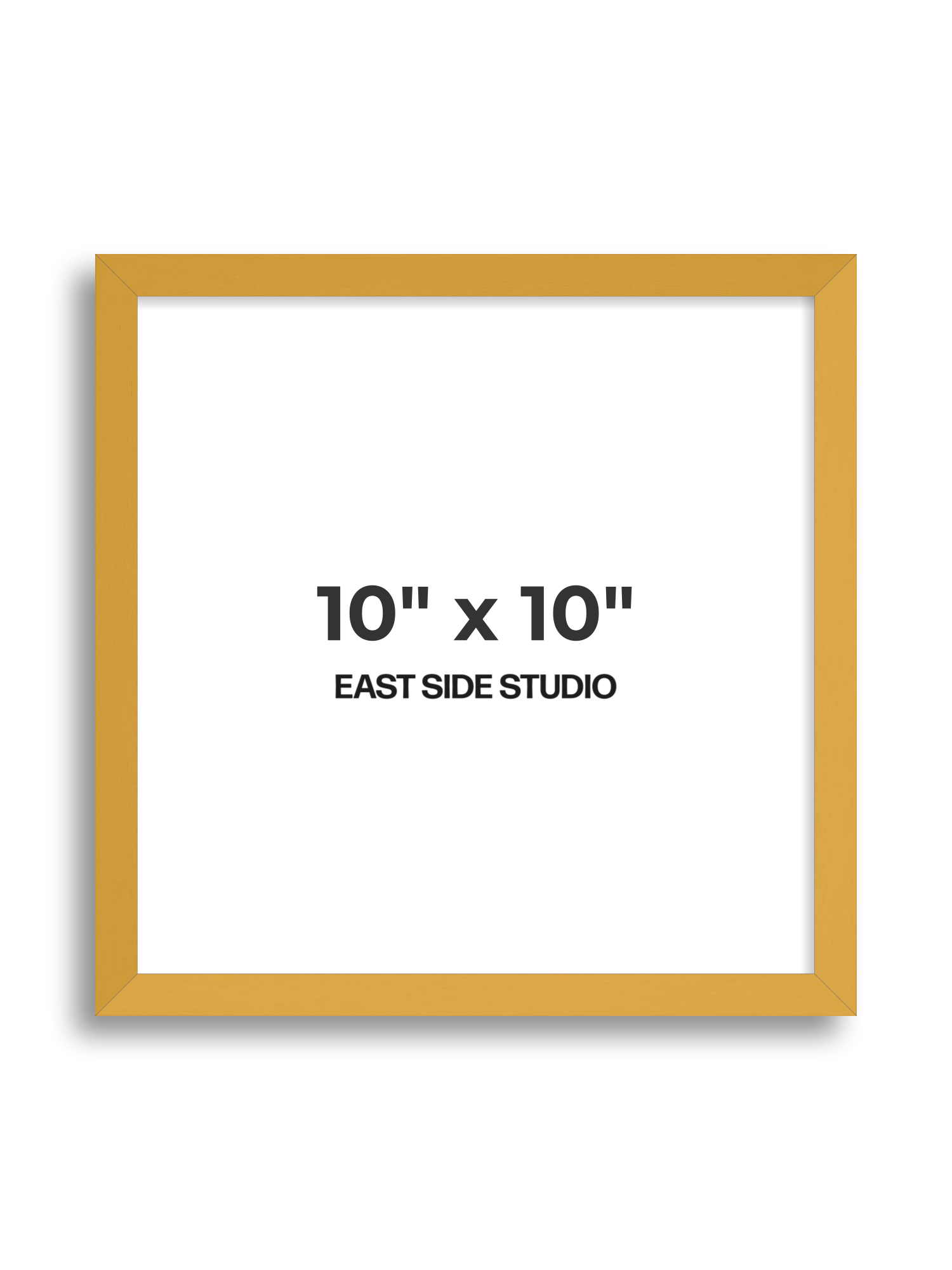 Mustard Yellow 10" x 10" picture frame