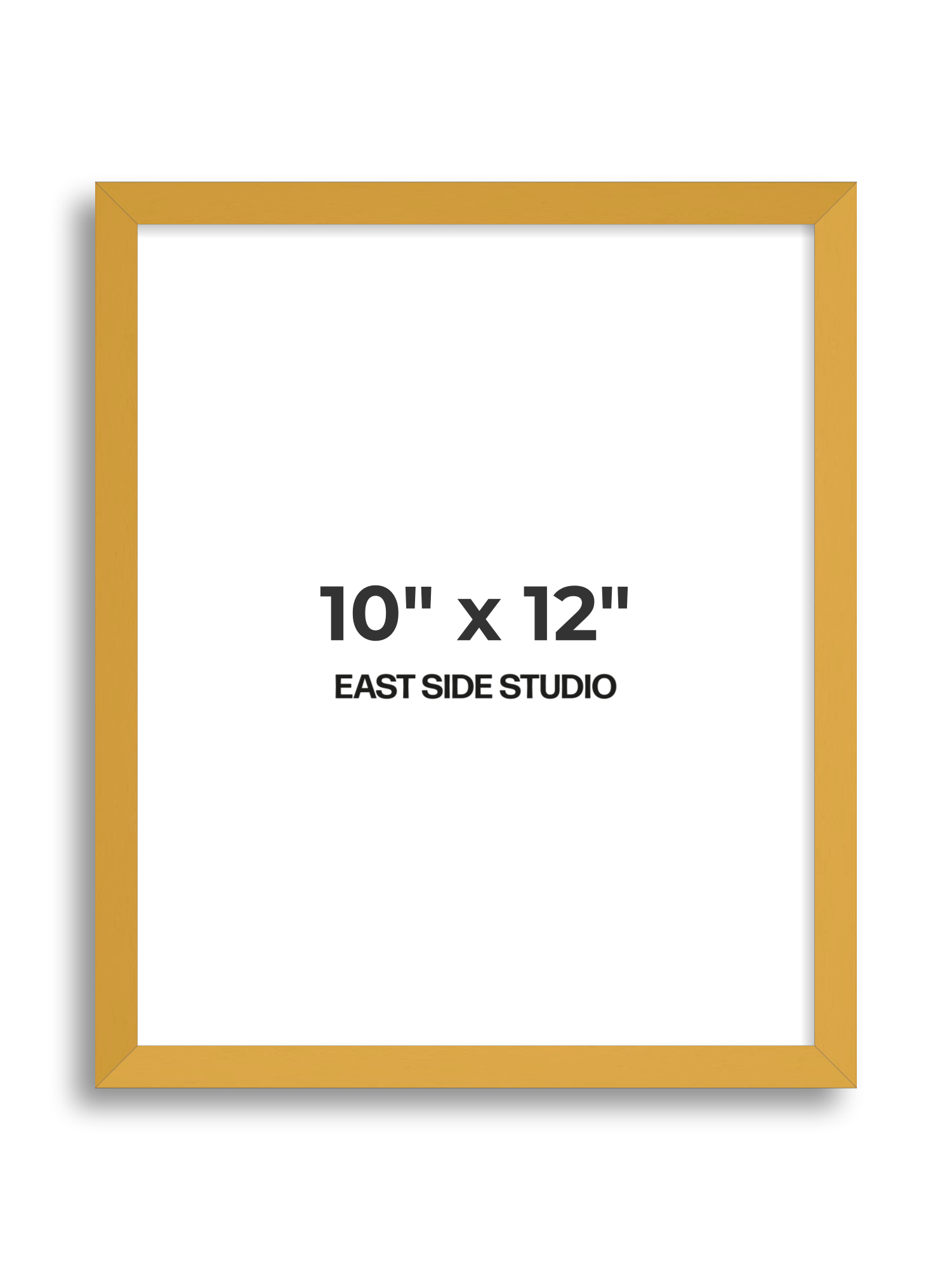 Mustard Yellow 10" x 12" picture frame
