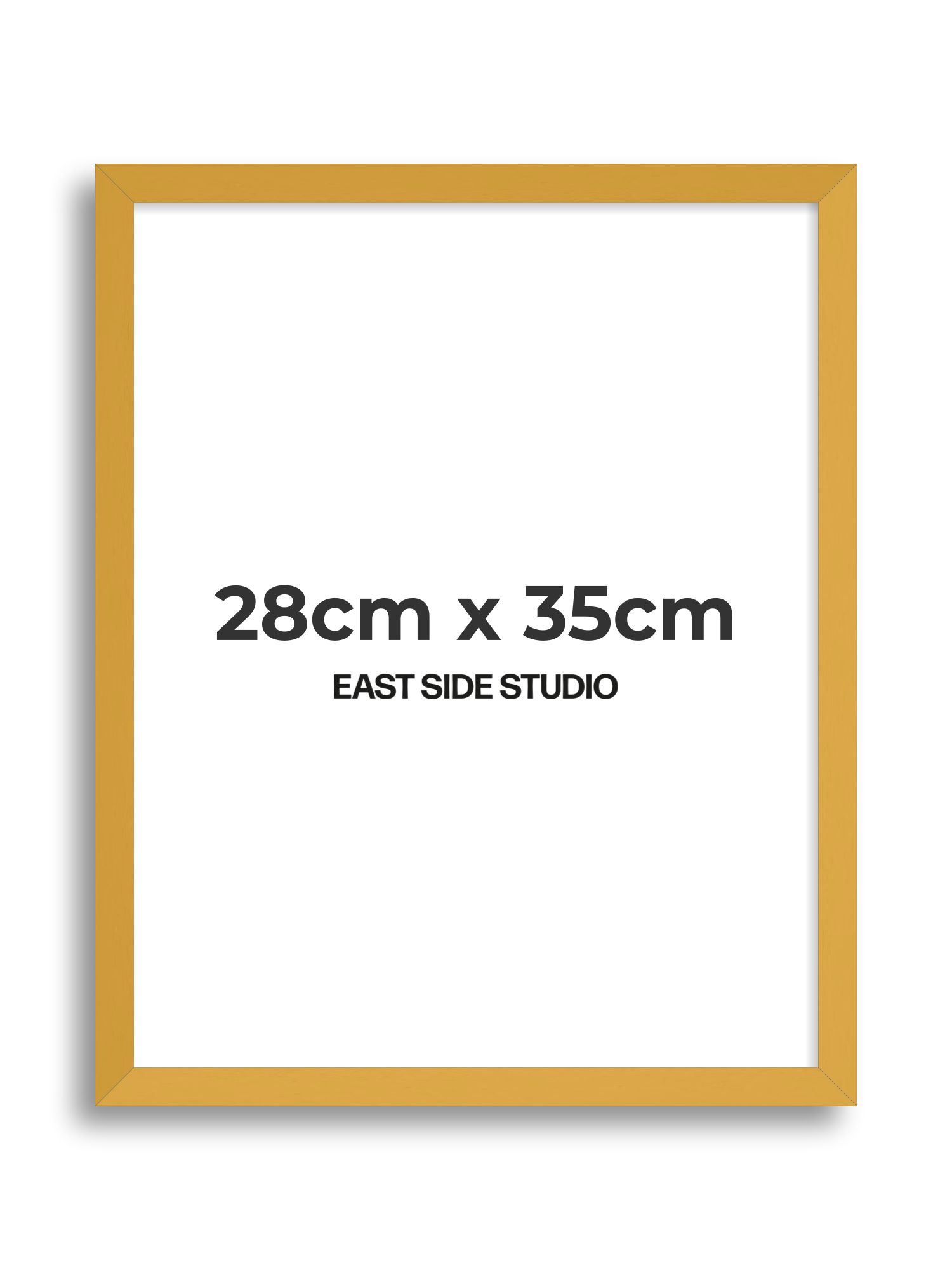 Mustard Yellow 28cm x 35cm picture frame