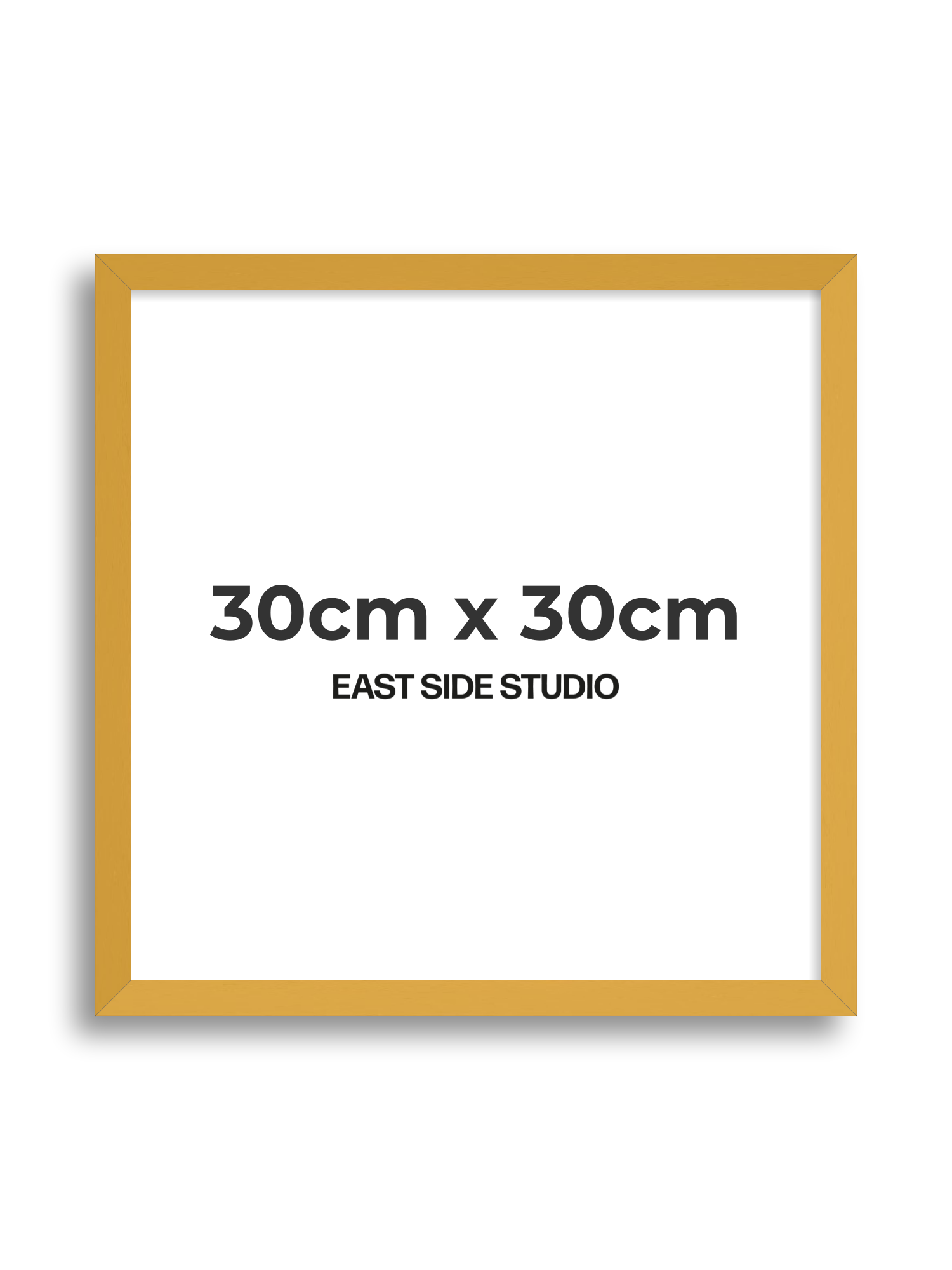 Mustard Yellow 30cm x 30cm picture frame