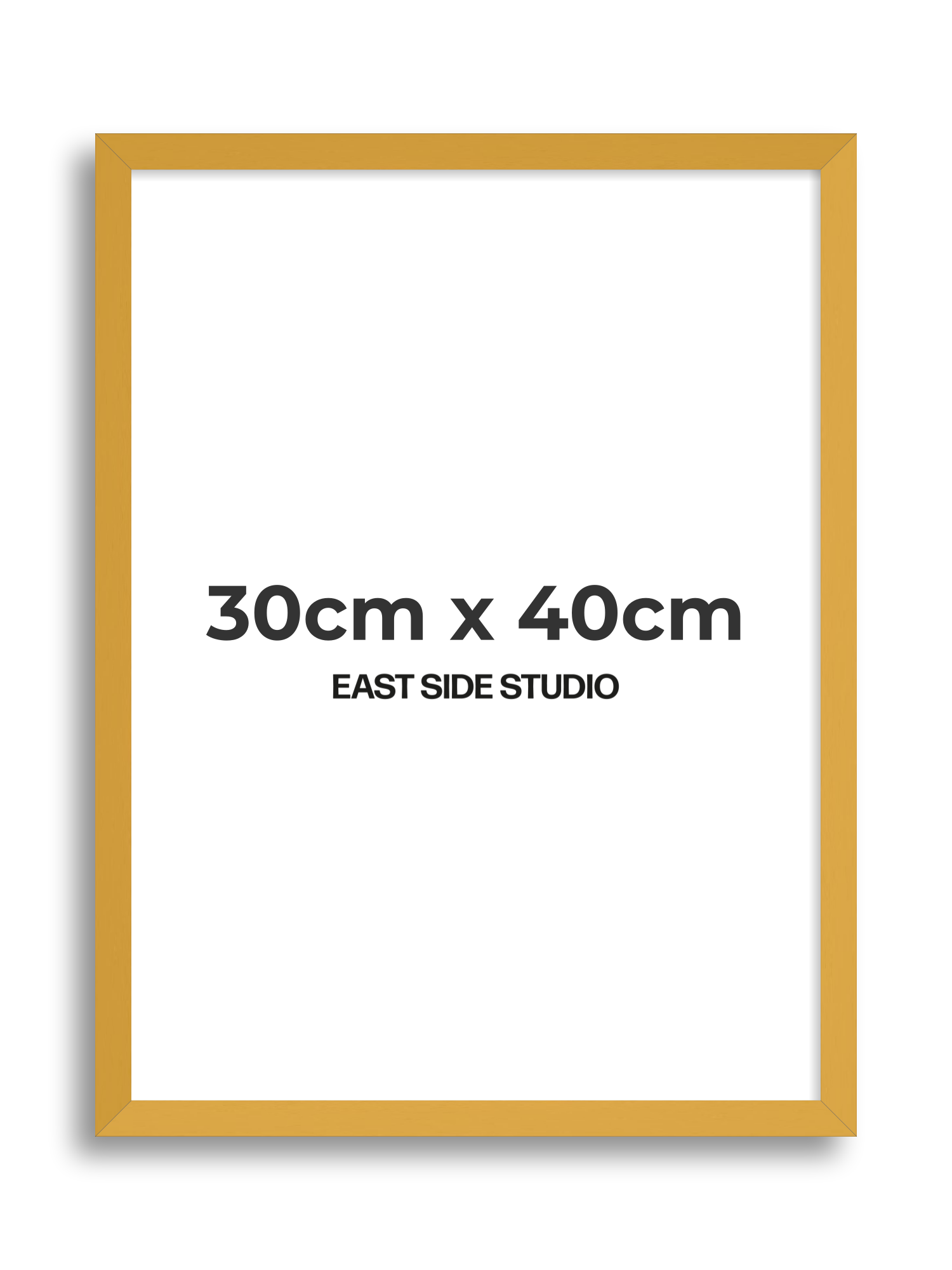 Mustard Yellow 30cm x 40cm picture frame