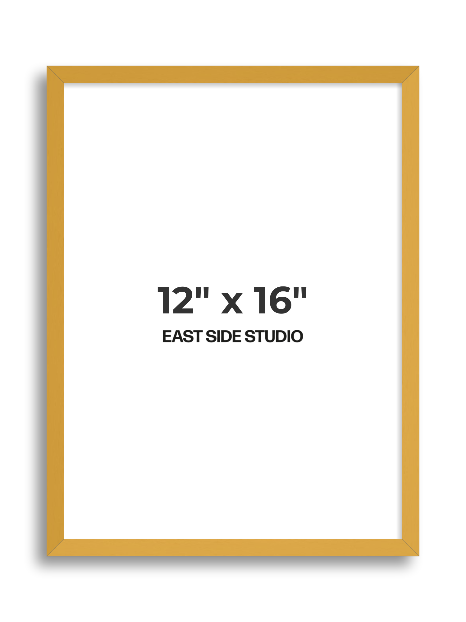 Mustard Yellow 12" x 16" picture frame