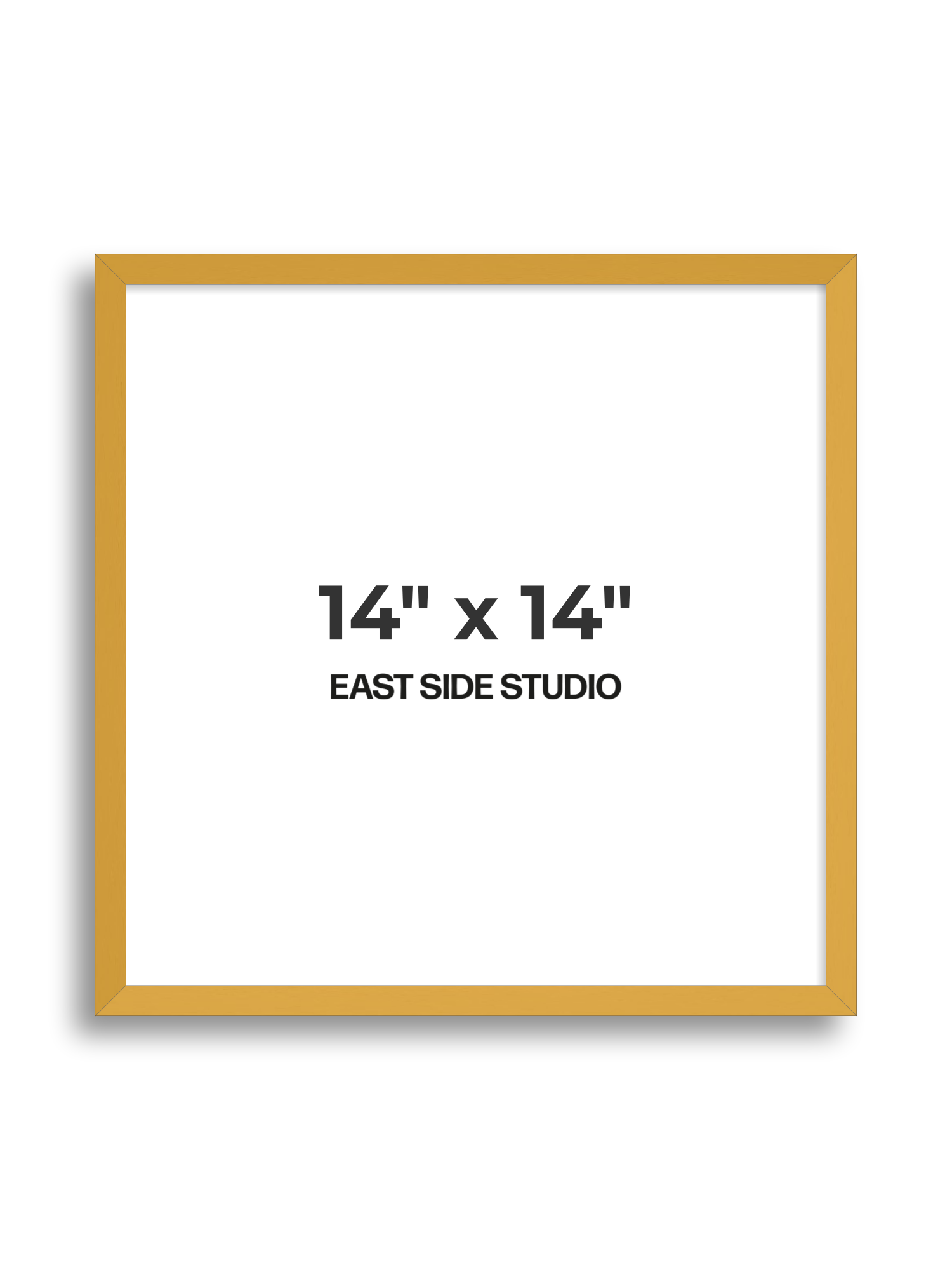 Mustard Yellow 14" x 14" picture frame