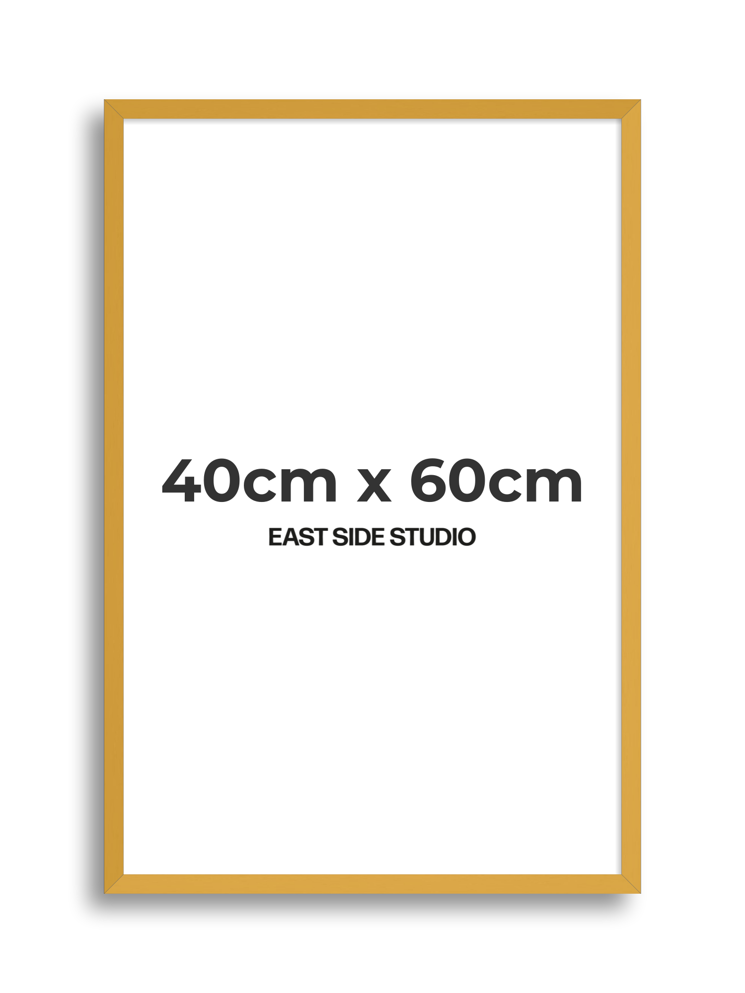 Mustard Yellow 40cm x 60cm picture frame