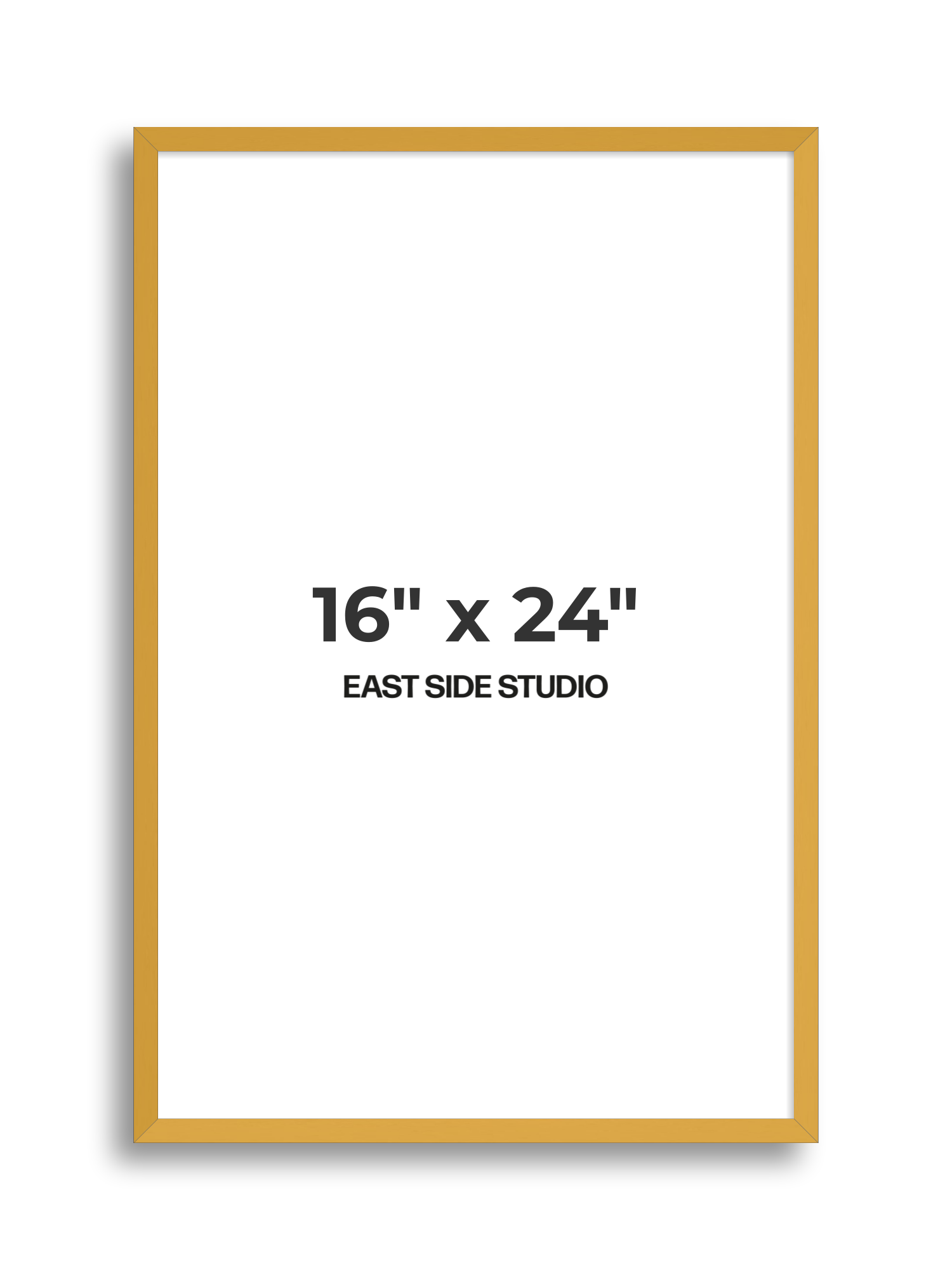 Mustard Yellow 16" x 24" picture frame