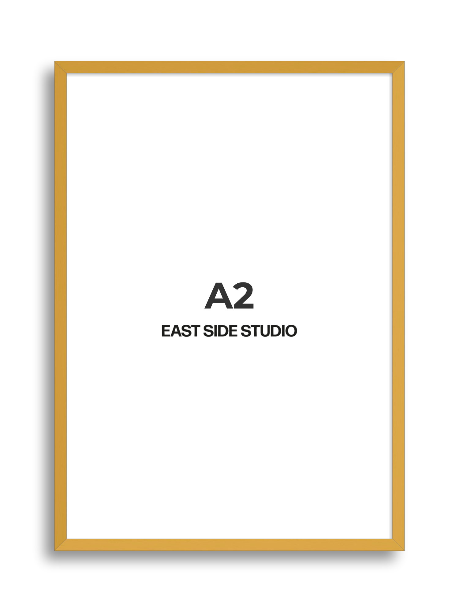 Mustard Yellow A2 picture frame