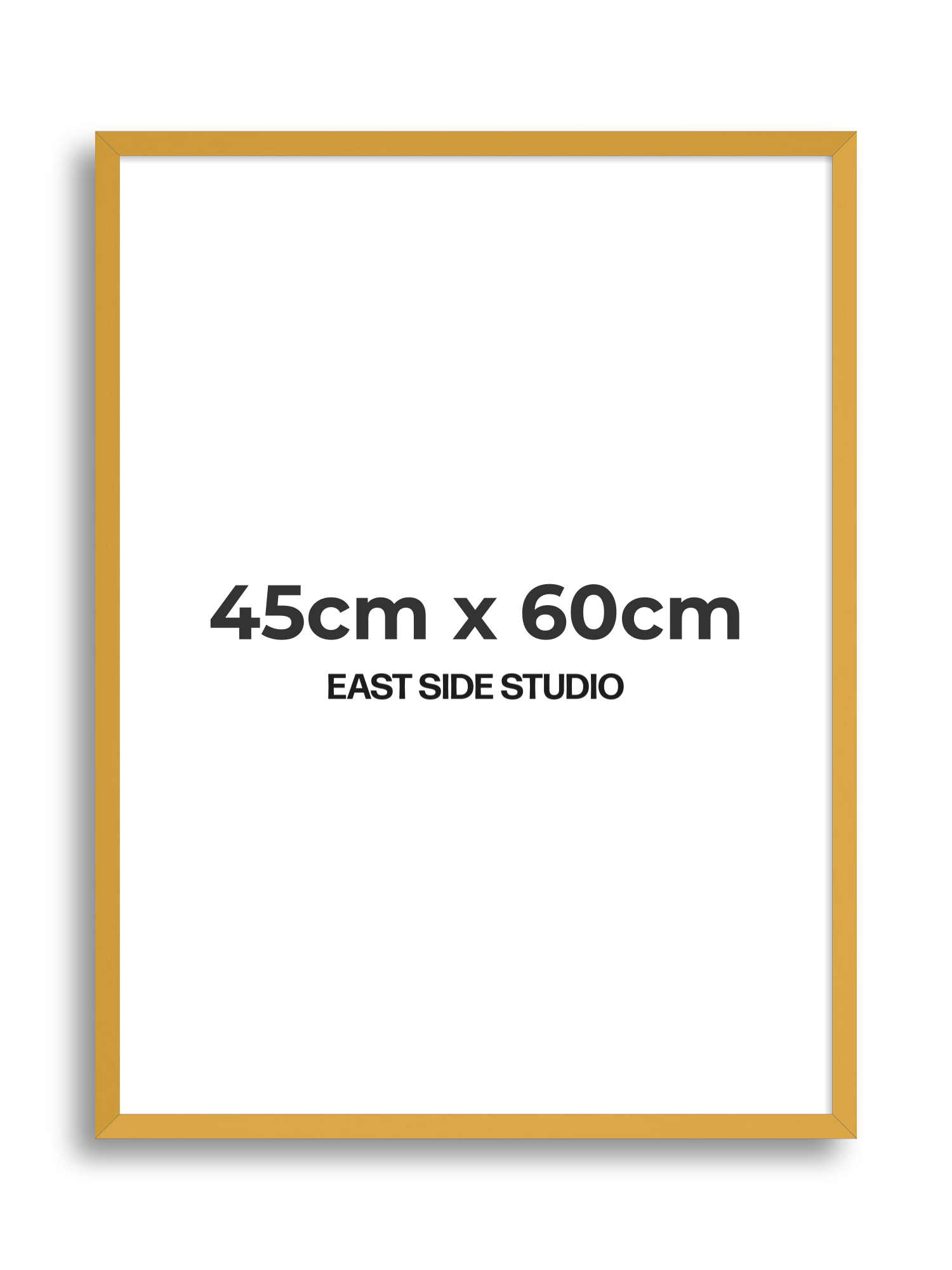 Mustard Yellow 45cm x 60cm picture frame