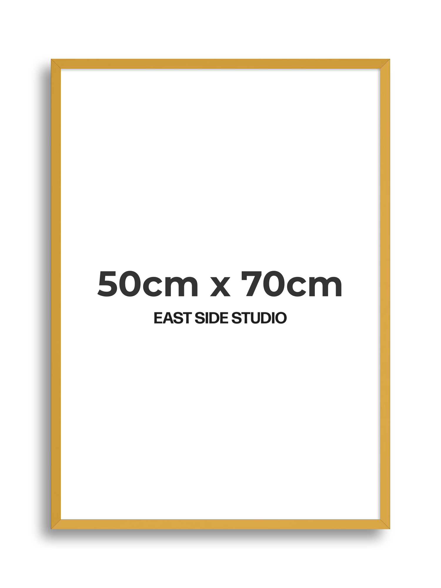 Mustard Yellow 50cm x 70cm picture frame