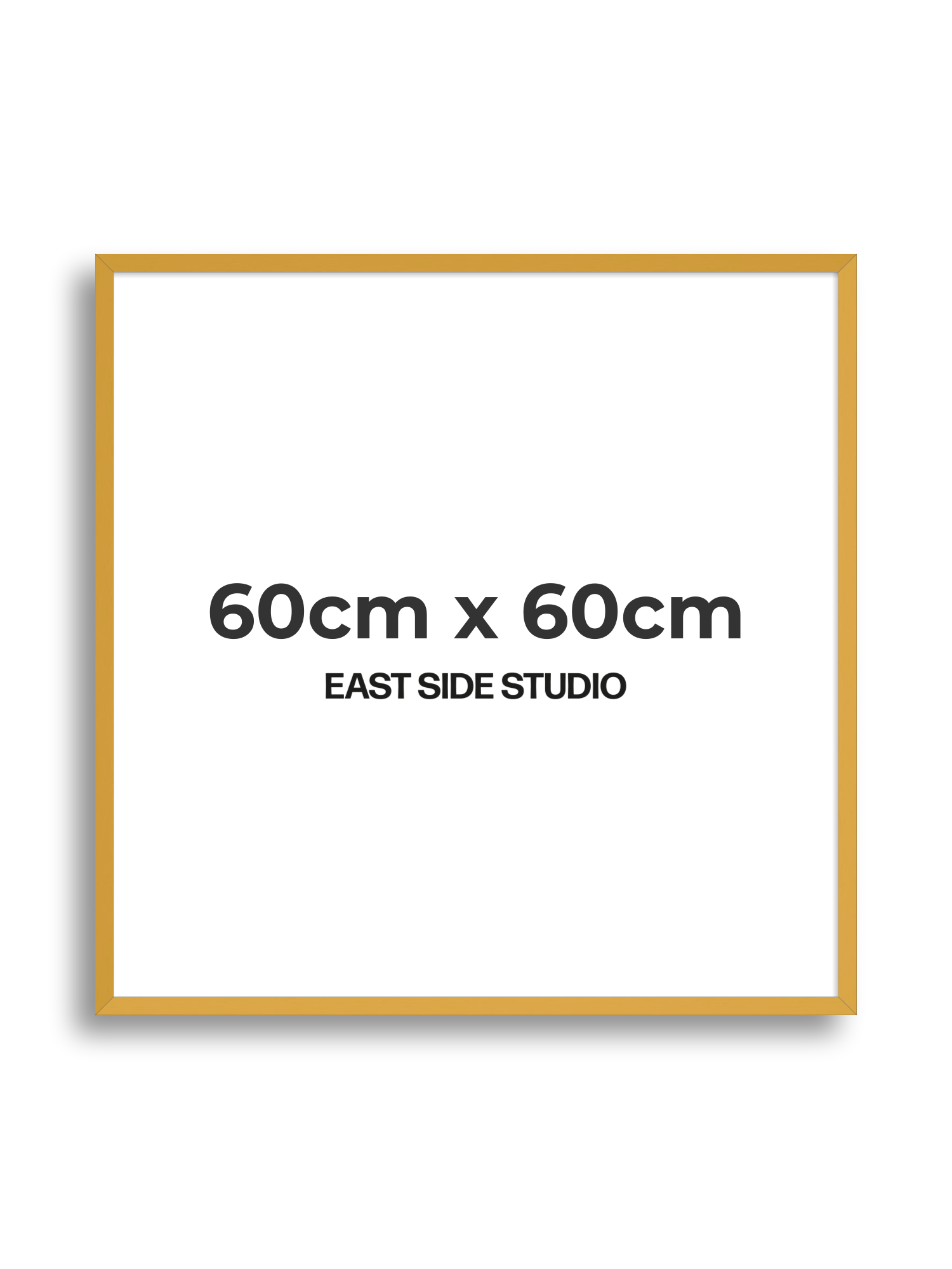 Mustard Yellow 60cm x 60cm picture frame