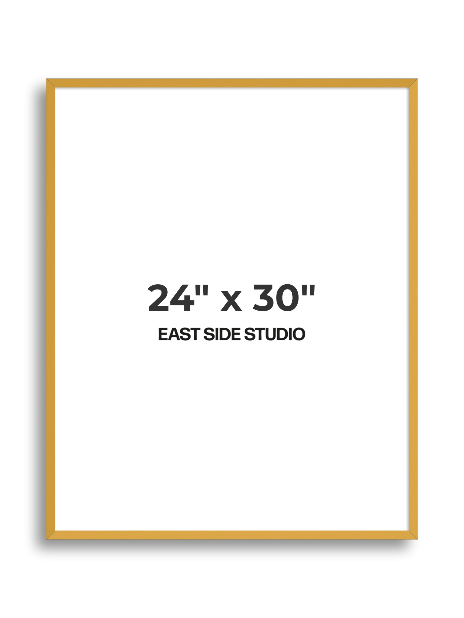 Mustard Yellow 24" x 30" picture frame